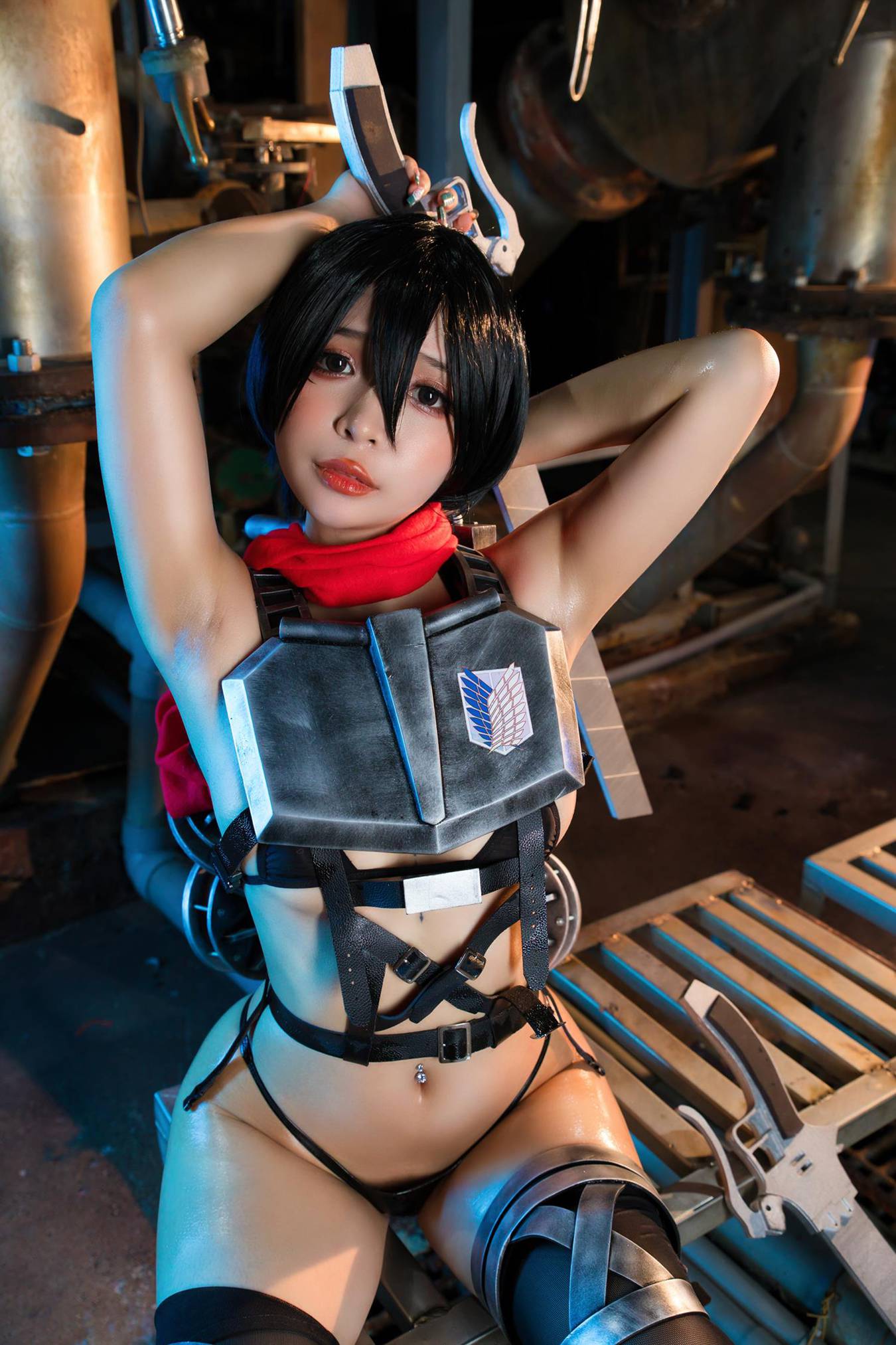 图片[17]-Umeko J  – cosplay Mikasa Final Season Attack on Titan[26P] – 速更版-美库