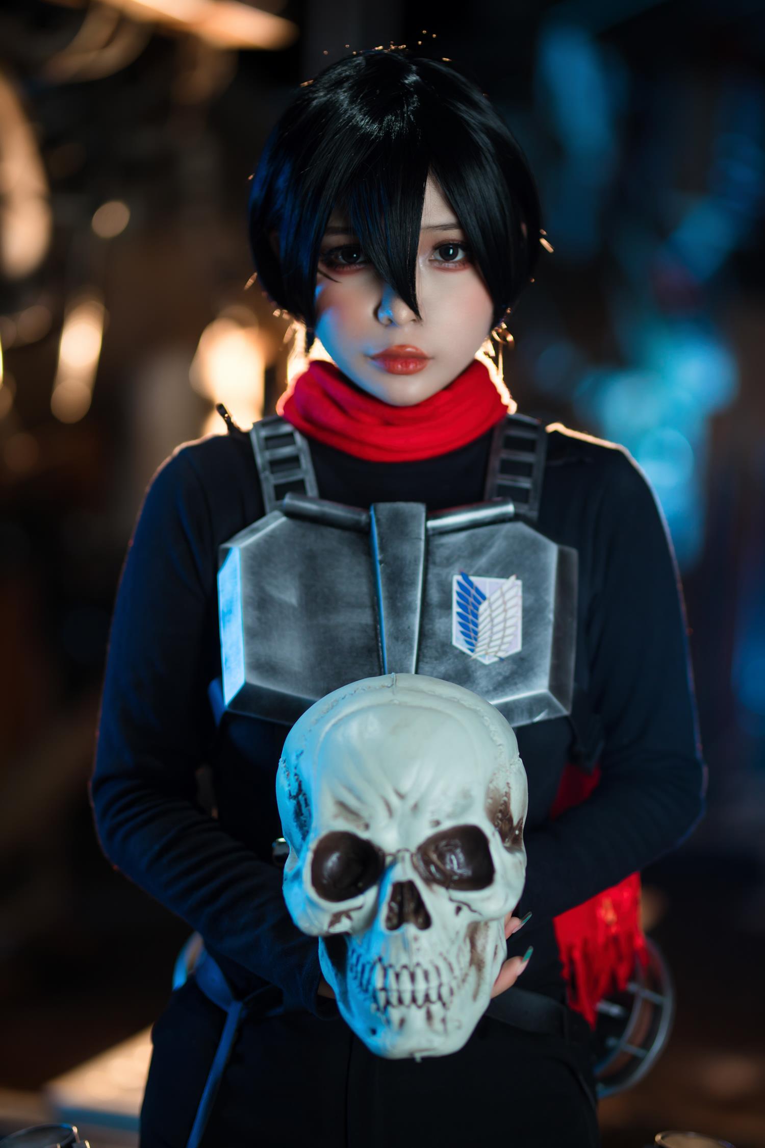 图片[18]-Umeko J  – cosplay Mikasa Final Season Attack on Titan[26P] – 速更版-美库