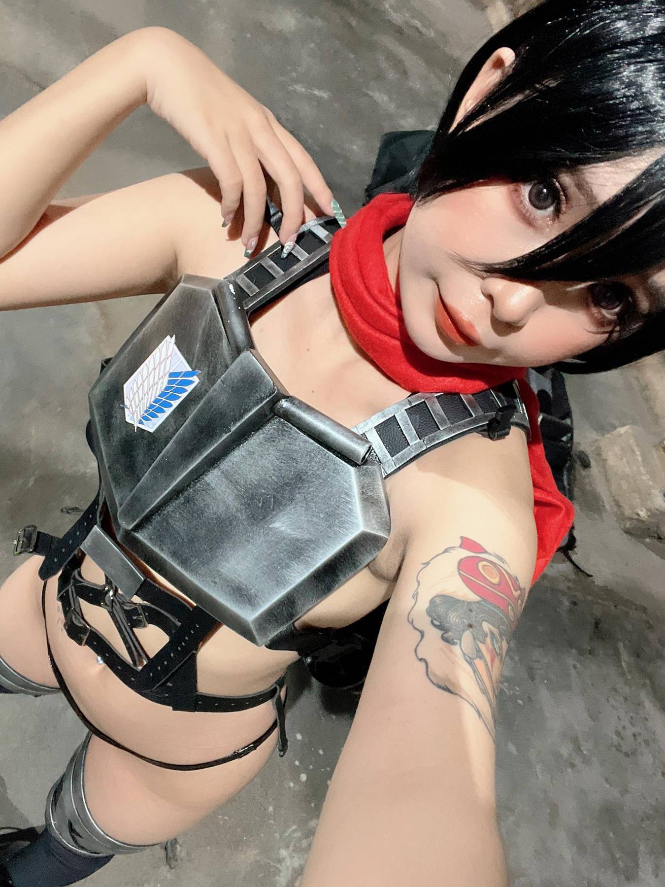 图片[25]-Umeko J  – cosplay Mikasa Final Season Attack on Titan[26P] – 速更版-美库