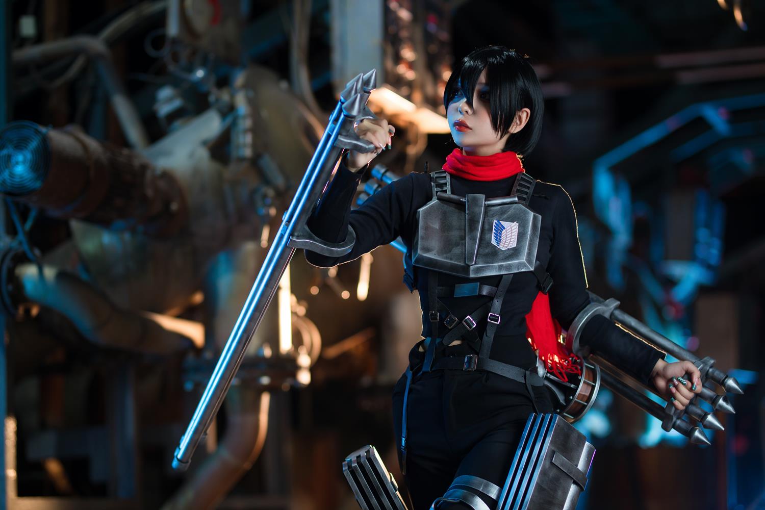 图片[27]-Umeko J  – cosplay Mikasa Final Season Attack on Titan[26P] – 速更版-美库