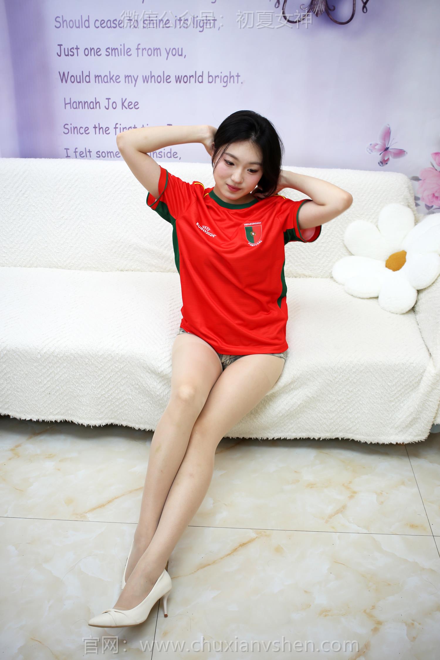 图片[68]-初夏女神 NO.220 环环 红色球服[100P] – 速更版-美库