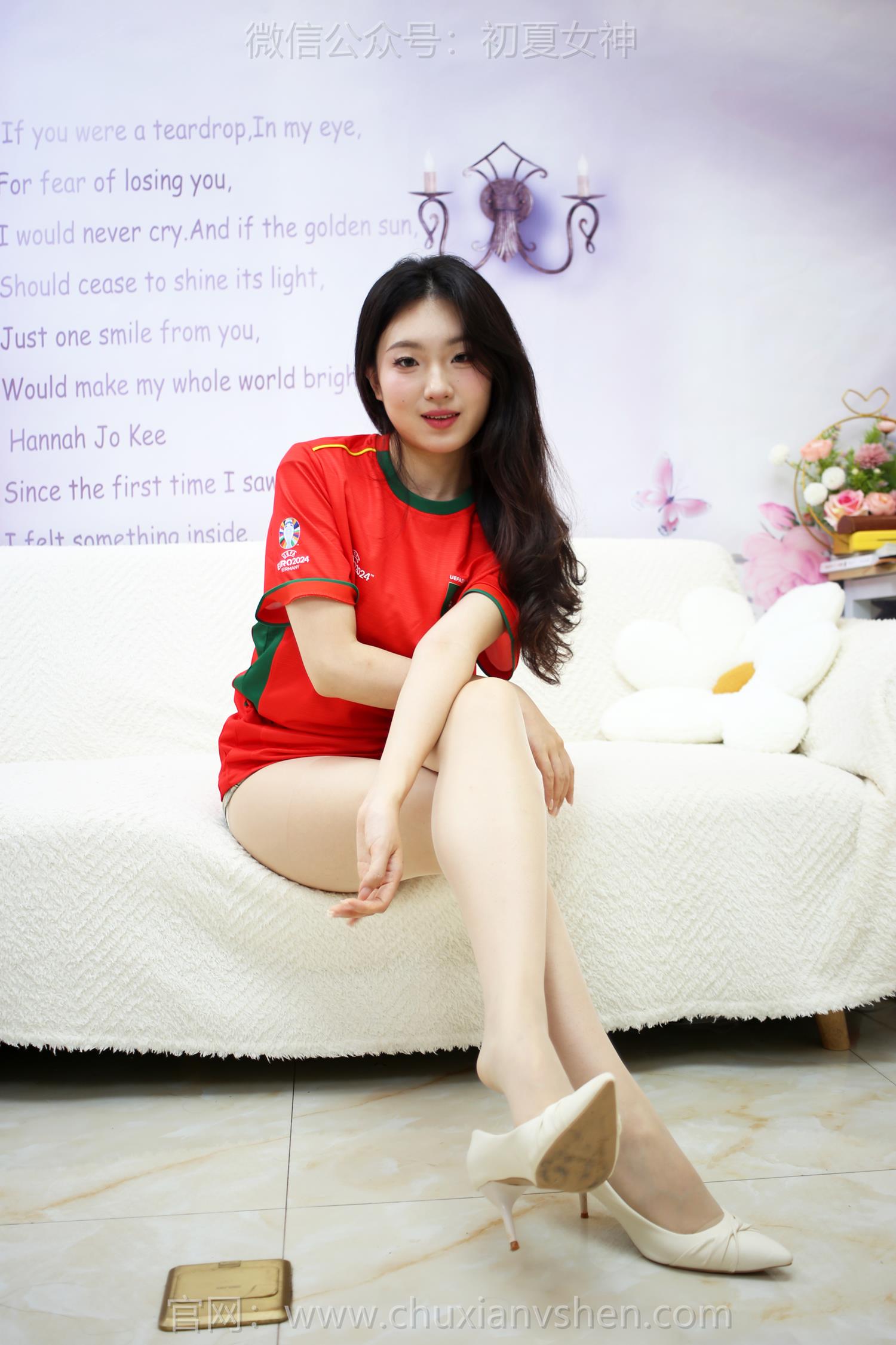 图片[77]-初夏女神 NO.220 环环 红色球服[100P] – 速更版-美库