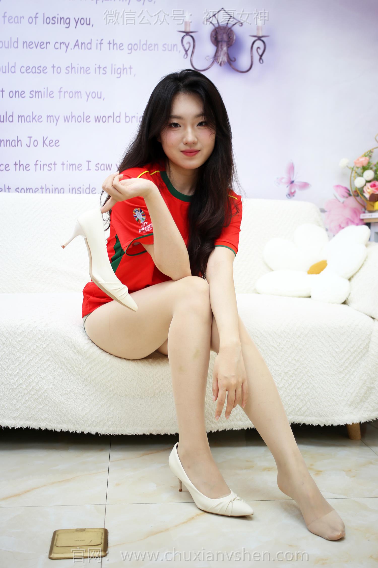 图片[81]-初夏女神 NO.220 环环 红色球服[100P] – 速更版-美库