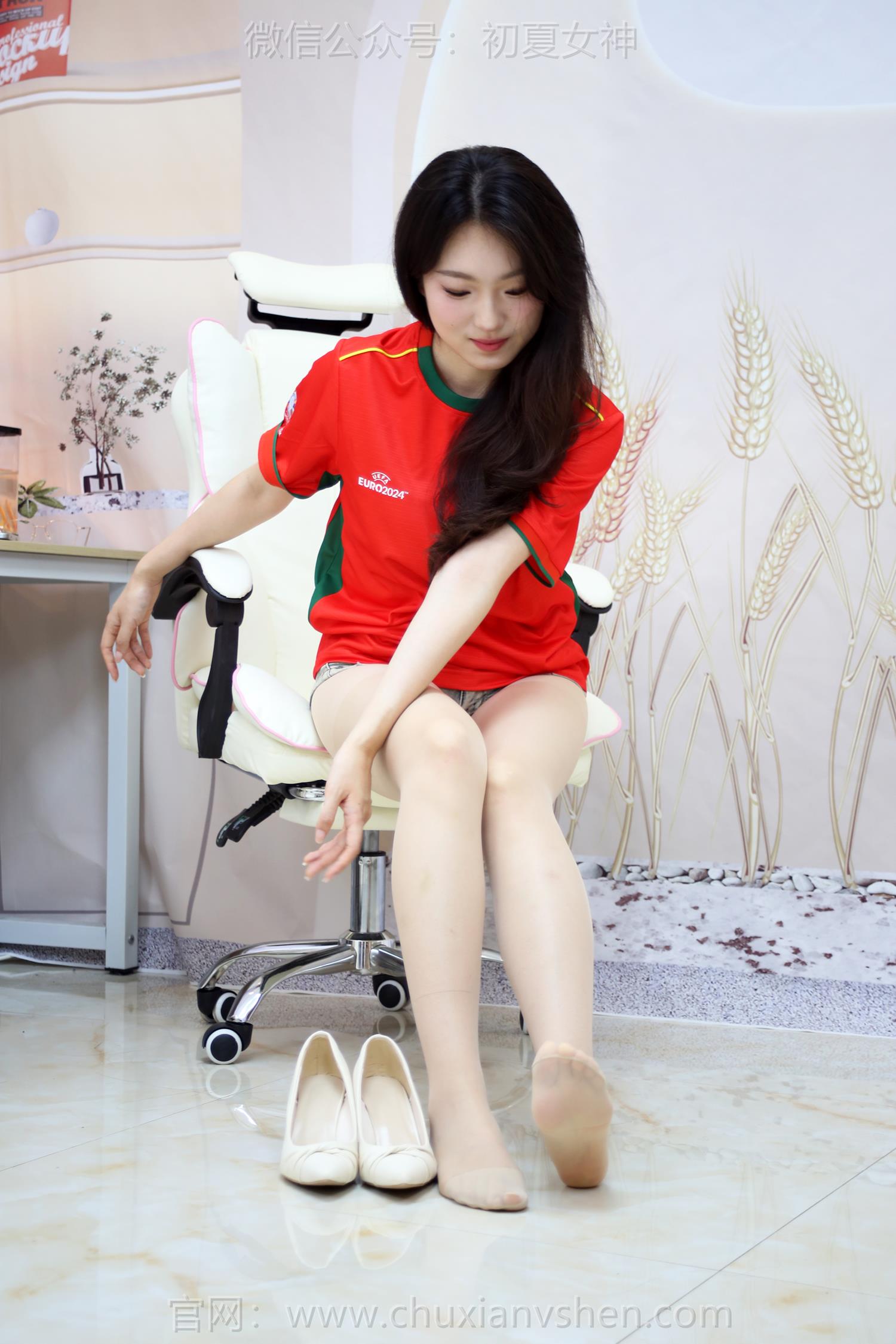 图片[101]-初夏女神 NO.220 环环 红色球服[100P] – 速更版-美库