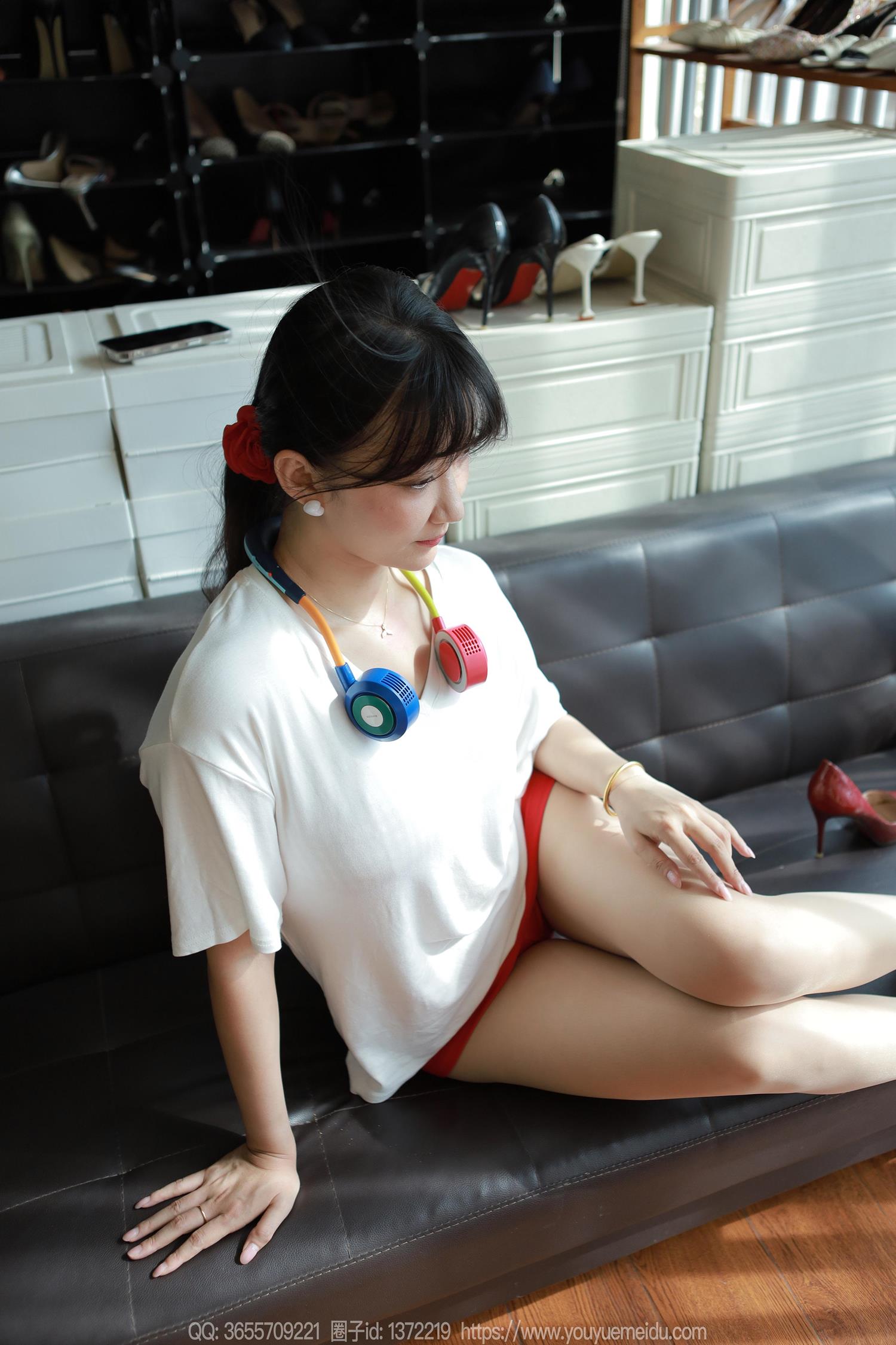 图片[42]-[IESS异思趣向] 2024.08.22 丝享家1826：秋秋《白T红裙》[82P] – 速更版-美库