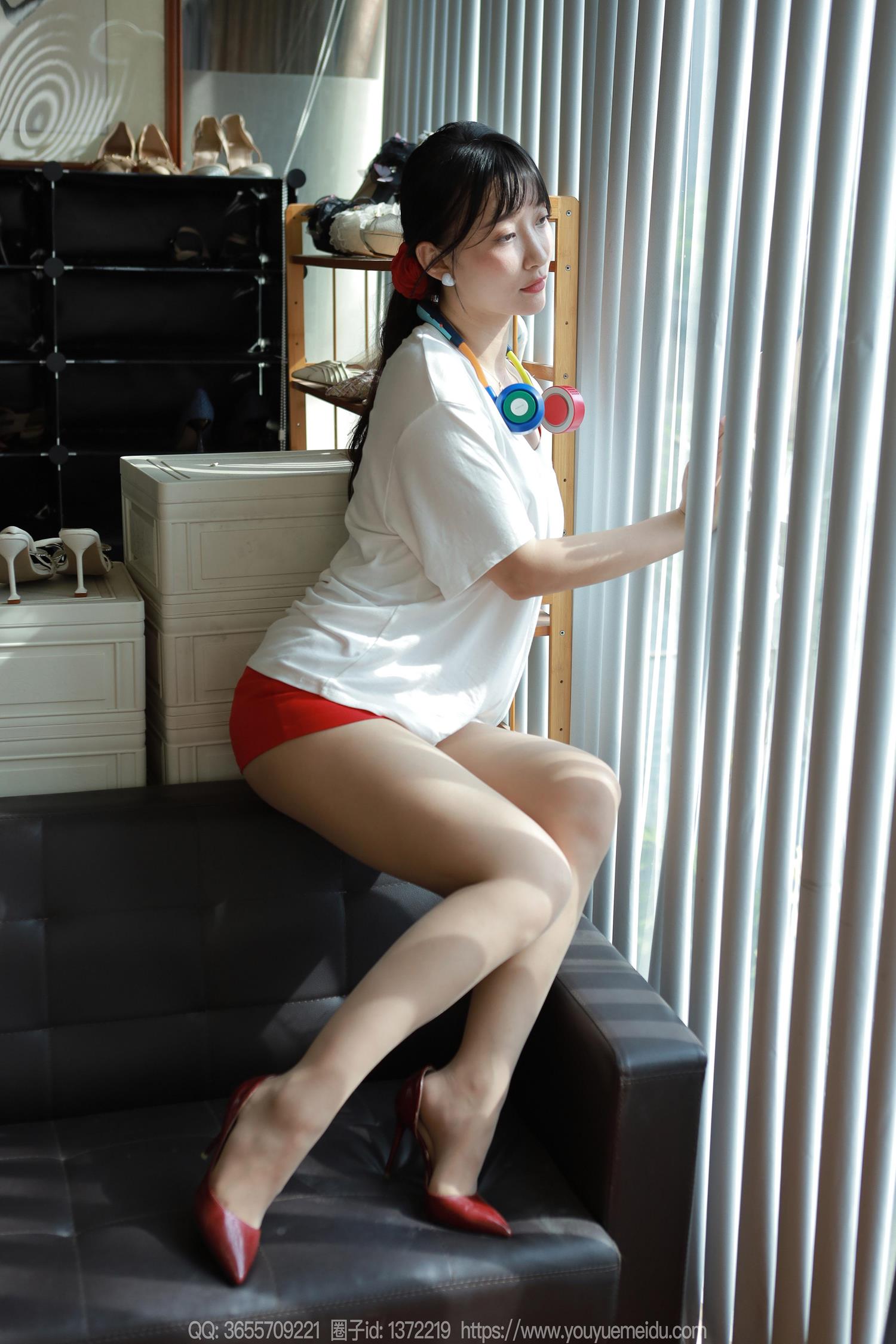 图片[70]-[IESS异思趣向] 2024.08.22 丝享家1826：秋秋《白T红裙》[82P] – 速更版-美库