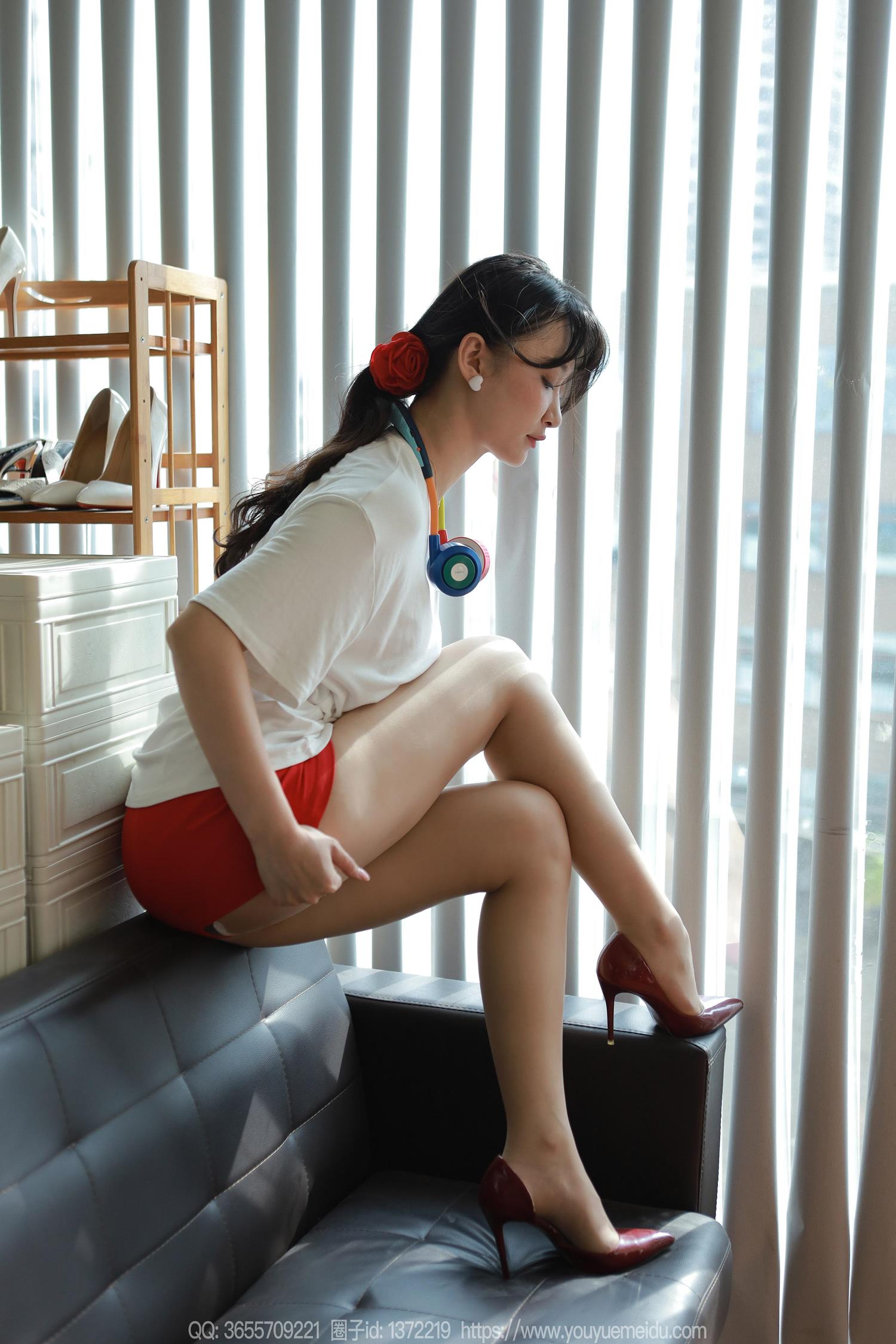 图片[78]-[IESS异思趣向] 2024.08.22 丝享家1826：秋秋《白T红裙》[82P] – 速更版-美库