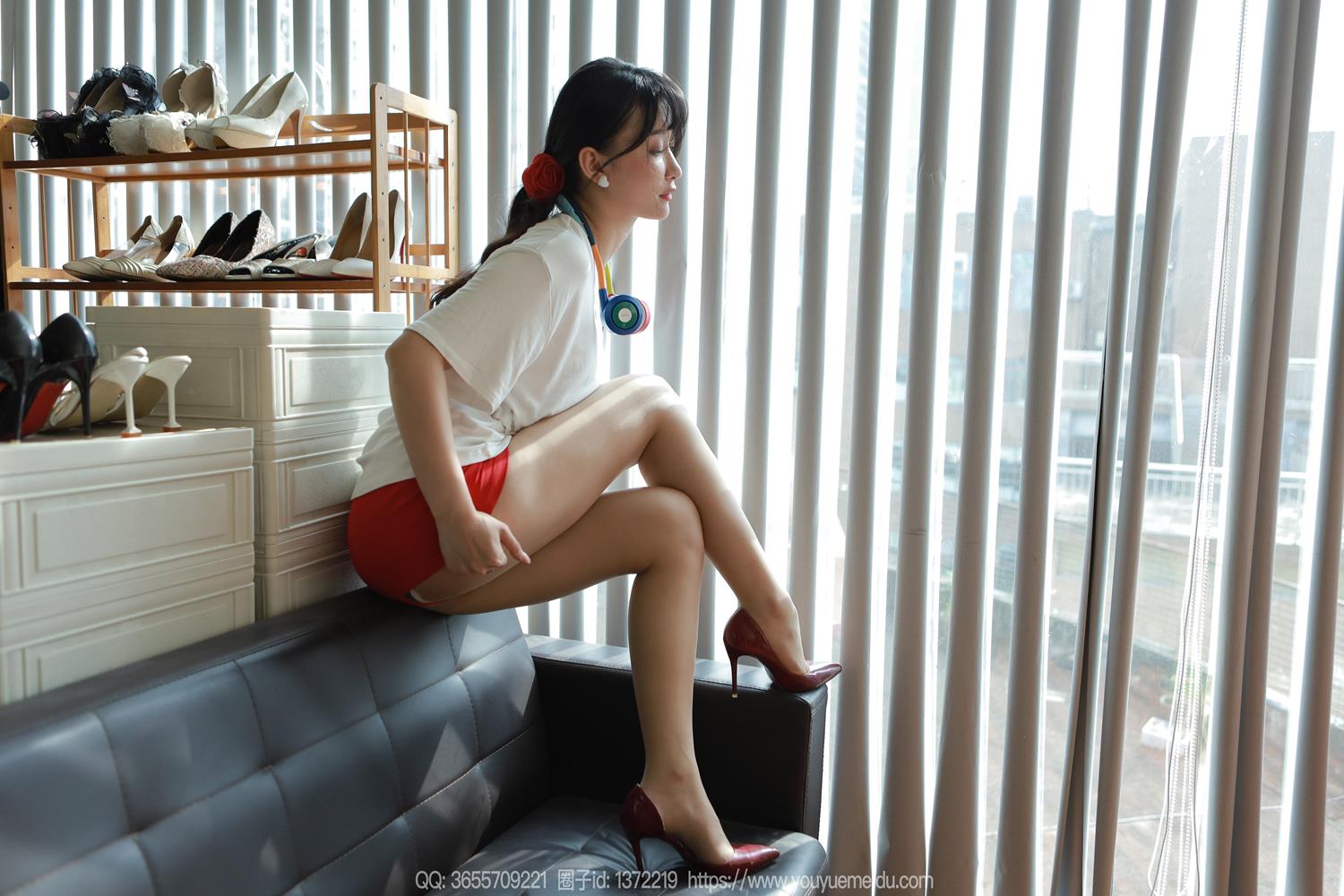 图片[80]-[IESS异思趣向] 2024.08.22 丝享家1826：秋秋《白T红裙》[82P] – 速更版-美库