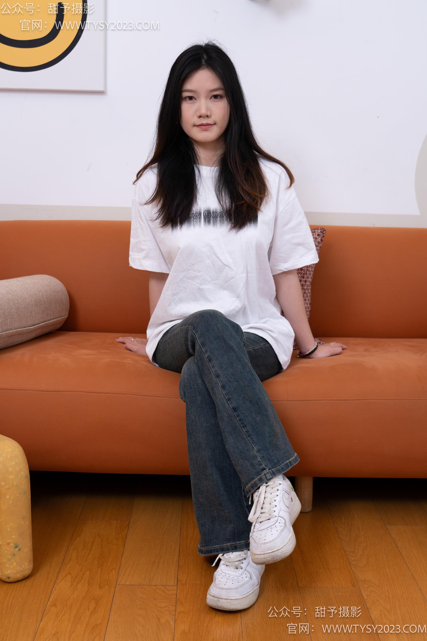 图片[19]-甜予摄影 NO.070 松松-板鞋、白棉袜、裸足[122P] – 速更版-美库