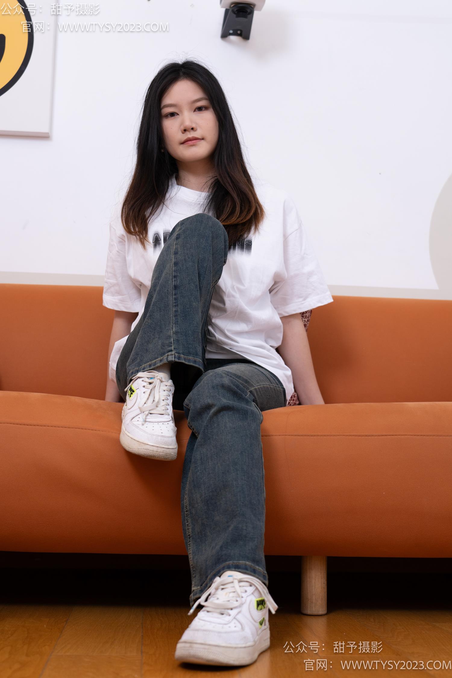 图片[34]-甜予摄影 NO.070 松松-板鞋、白棉袜、裸足[122P] – 速更版-美库