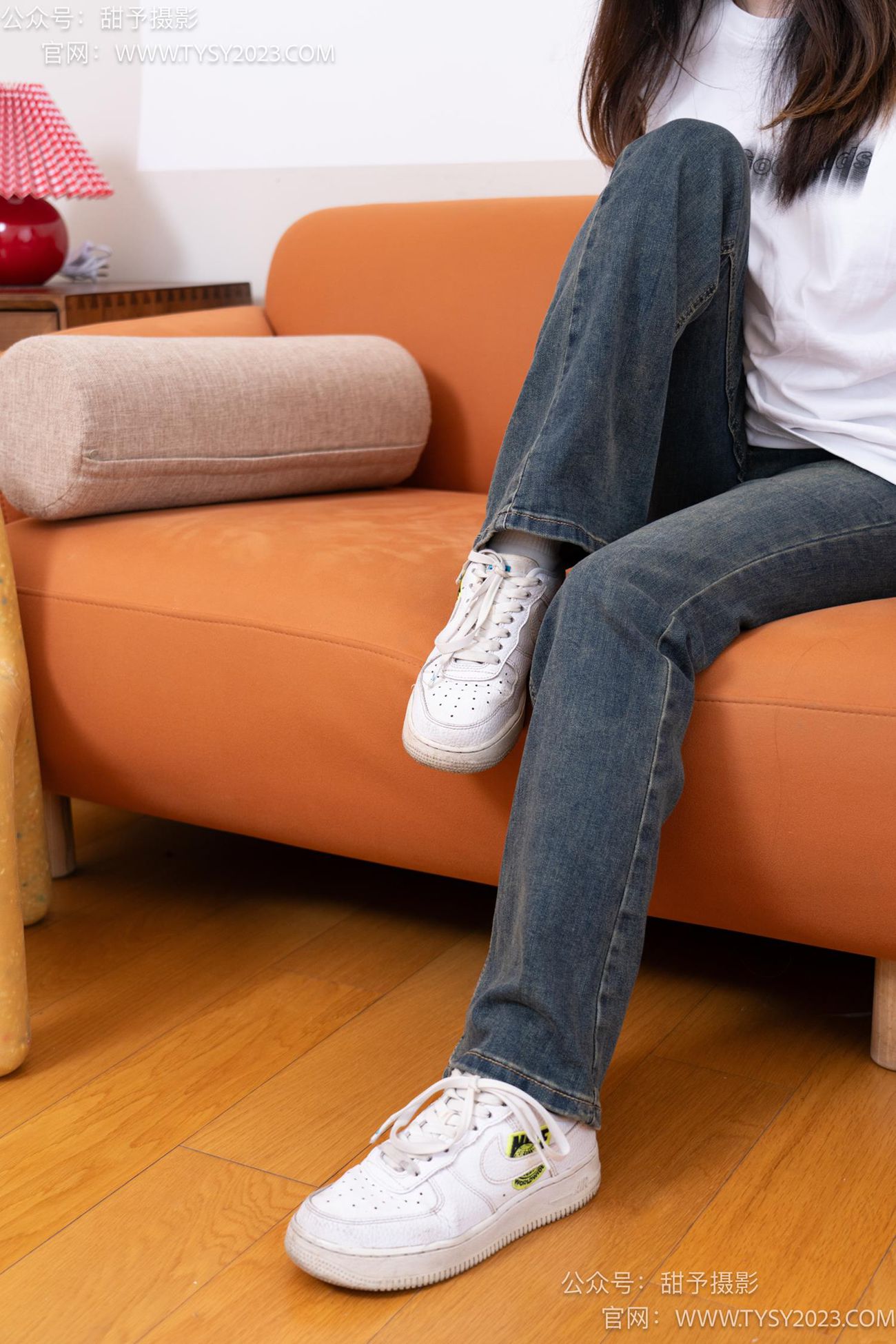 图片[36]-甜予摄影 NO.070 松松-板鞋、白棉袜、裸足[122P] – 速更版-美库