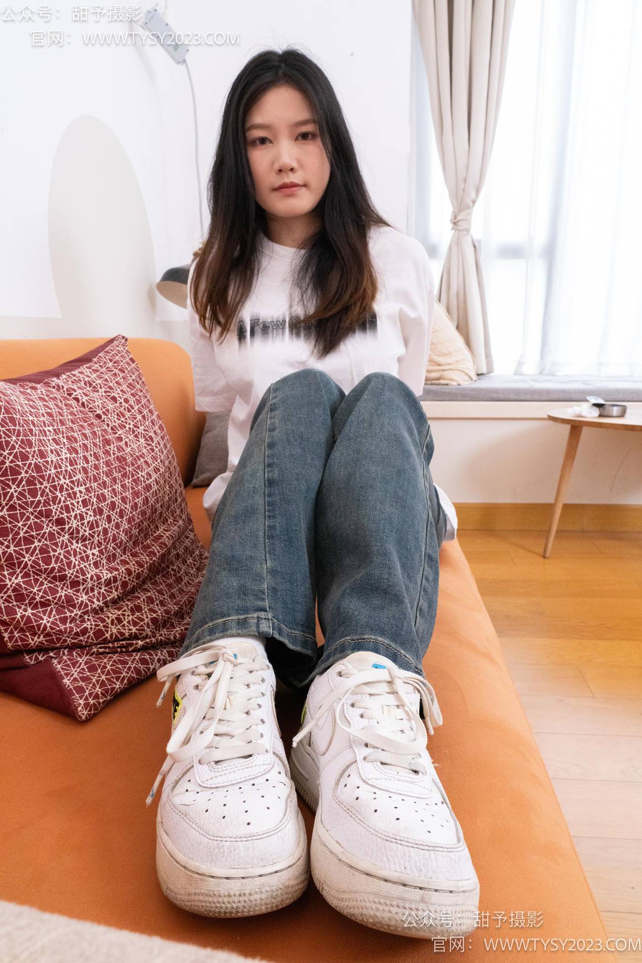 图片[43]-甜予摄影 NO.070 松松-板鞋、白棉袜、裸足[122P] – 速更版-美库