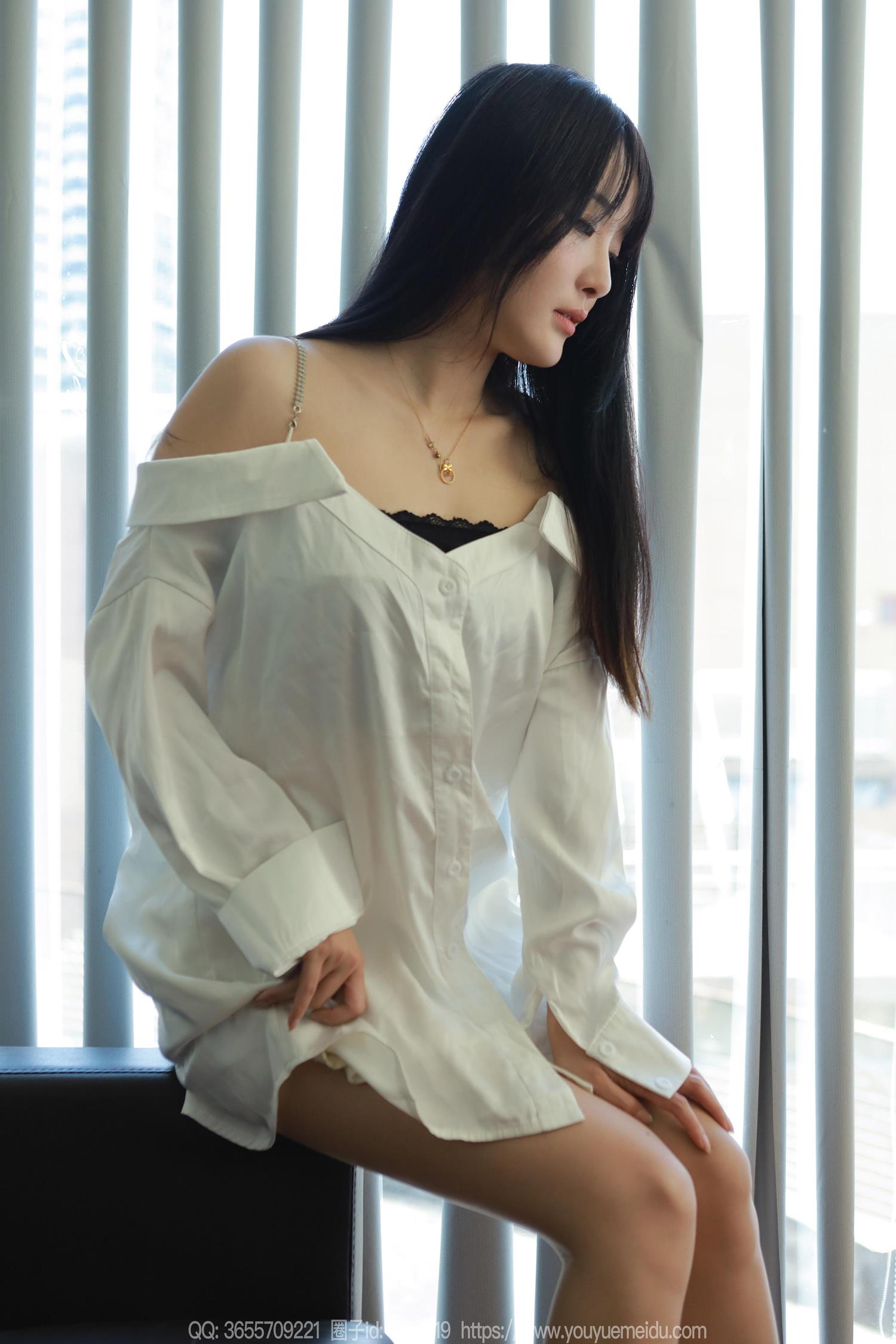 图片[44]-[IESS异思趣向] 2024.08.26 丝享家1829：婉萍《一字肩衬衣》[90P] – 速更版-美库