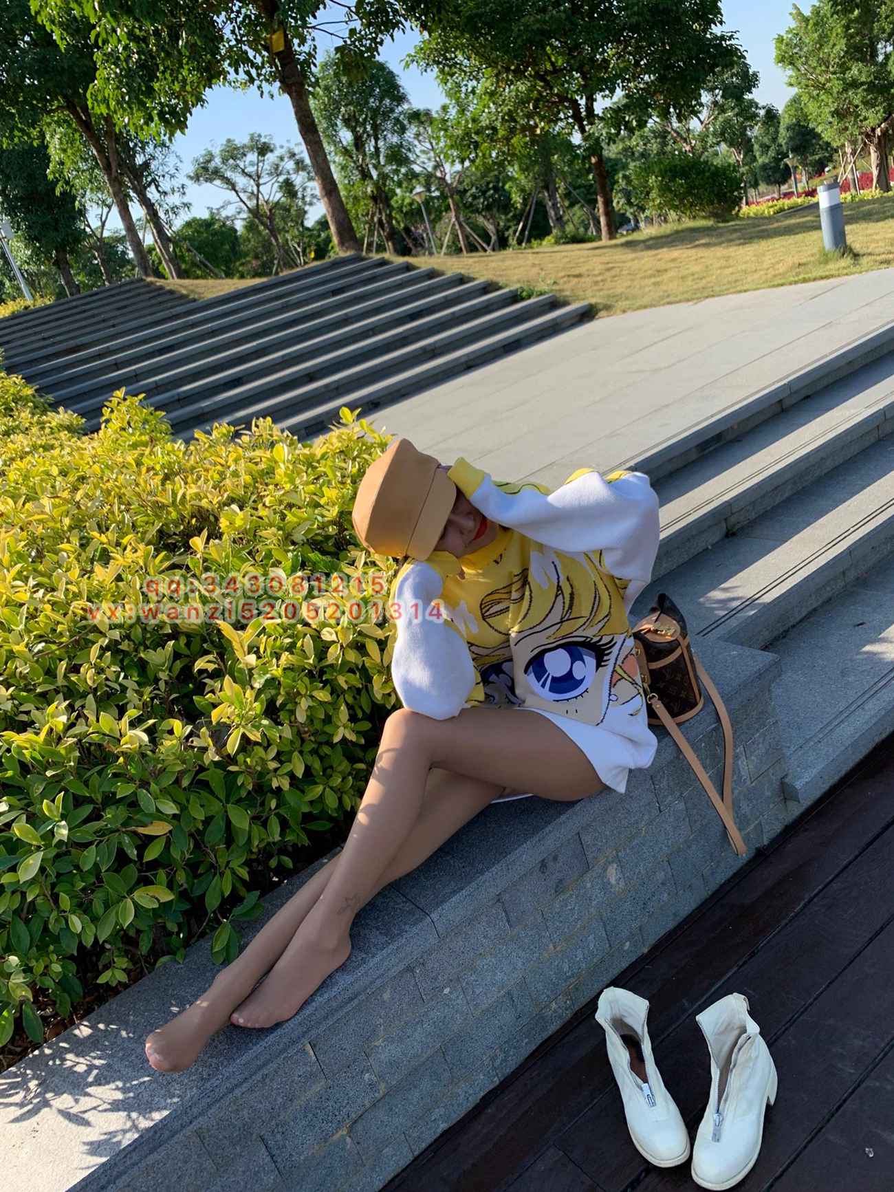 图片[25]-微信朋友圈达人@Changeable丸子-定制系列 NO.030-开裆油亮guidi [105P] – 速更版-美库