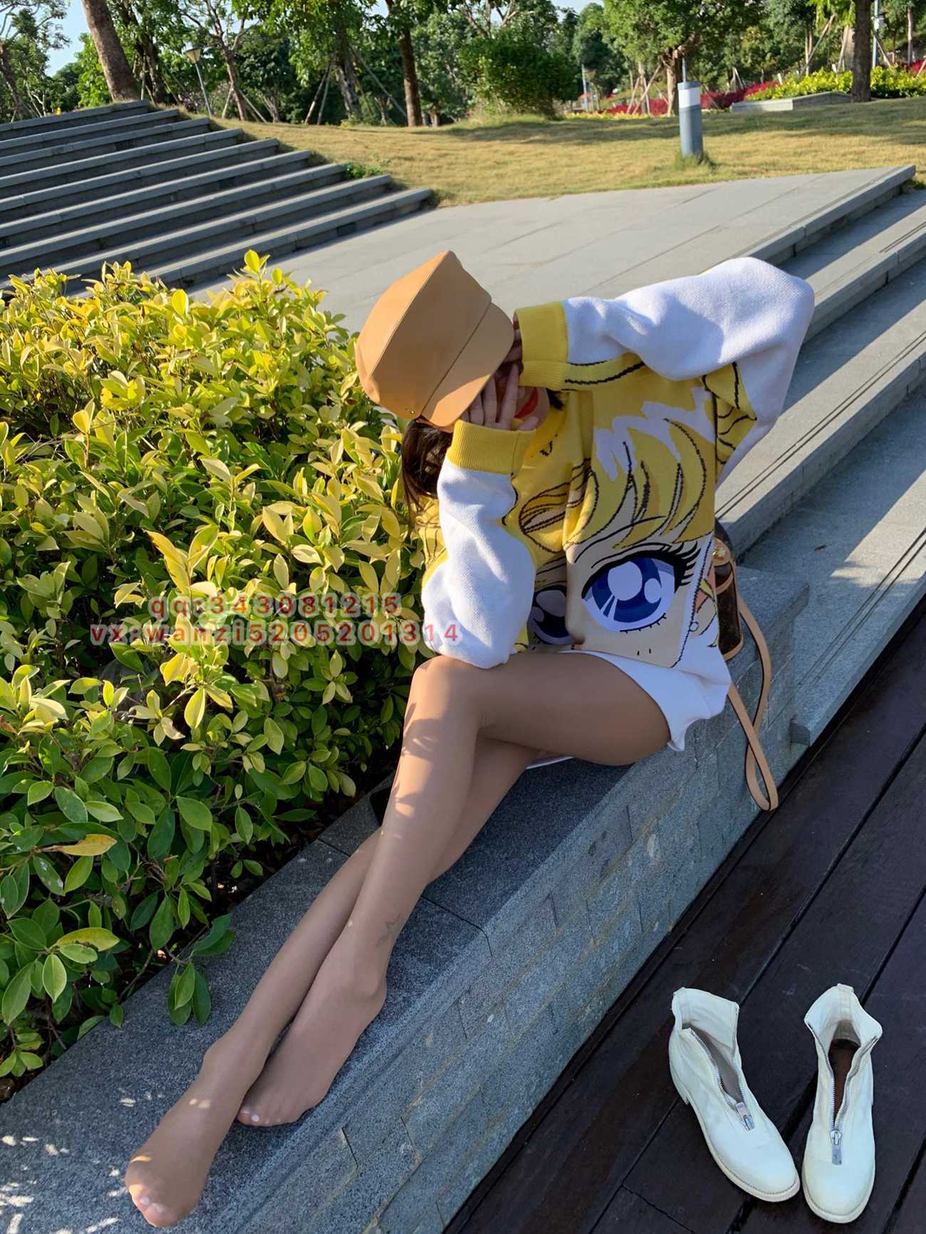 图片[28]-微信朋友圈达人@Changeable丸子-定制系列 NO.030-开裆油亮guidi [105P] – 速更版-美库