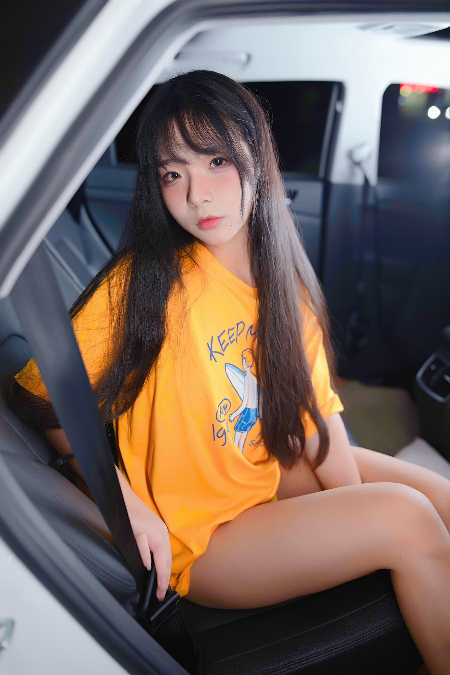 图片[17]-yuuhui玉汇  – 车内嫩黄[25P] – 速更版-美库