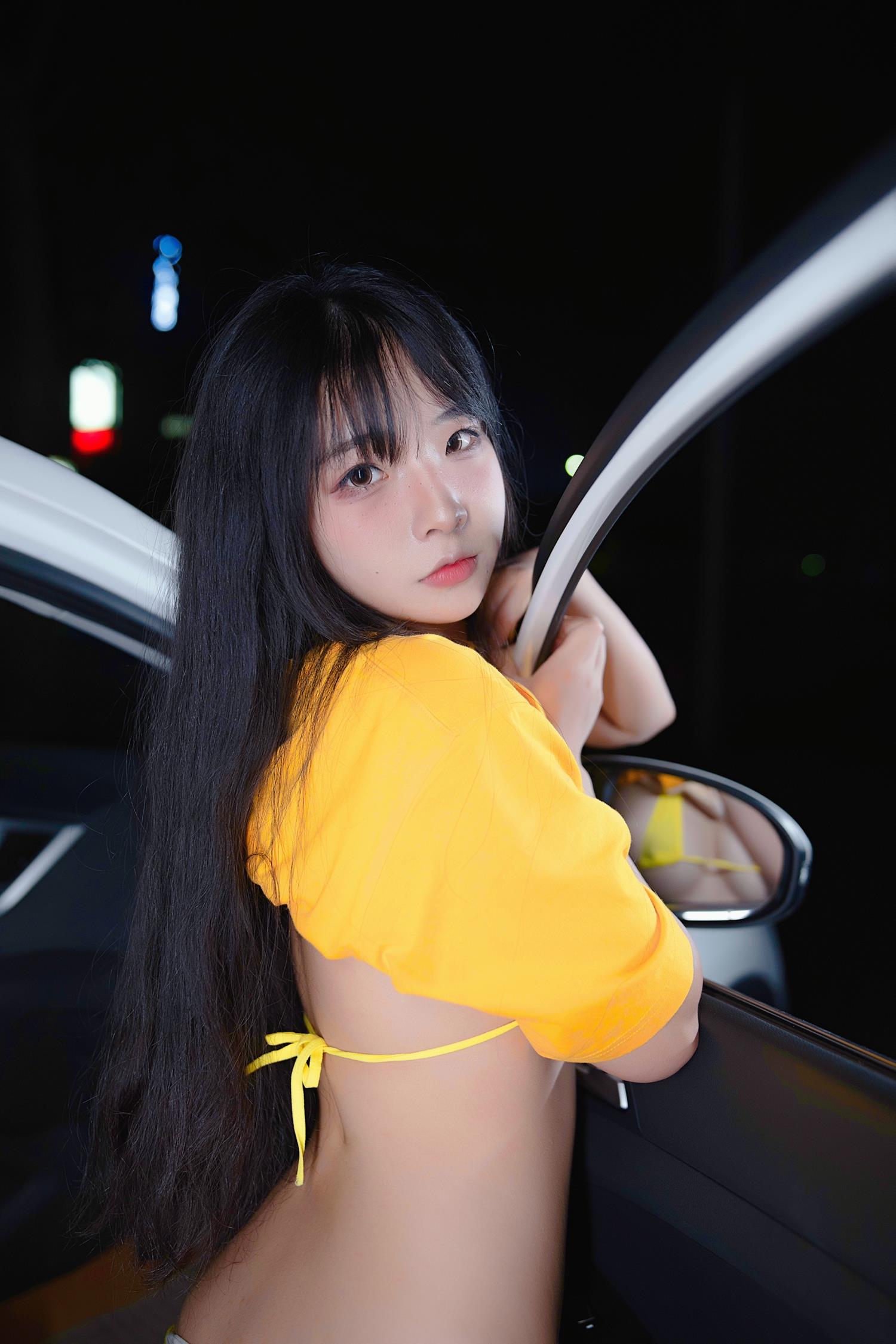 图片[25]-yuuhui玉汇  – 车内嫩黄[25P] – 速更版-美库