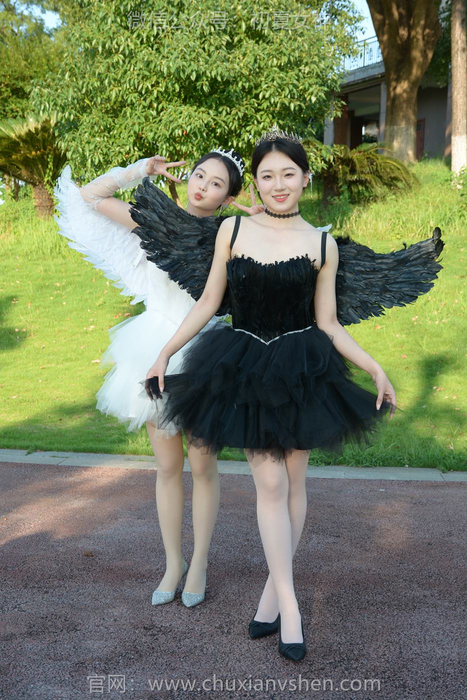 图片[12]-初夏女神 NO.222 双双、环环 黑白天使[140P] – 速更版-美库