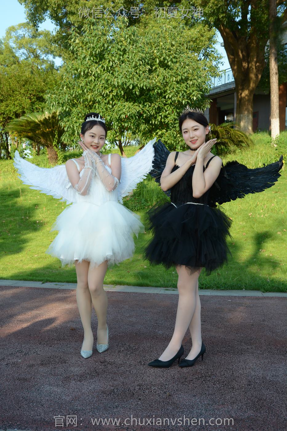 图片[16]-初夏女神 NO.222 双双、环环 黑白天使[140P] – 速更版-美库