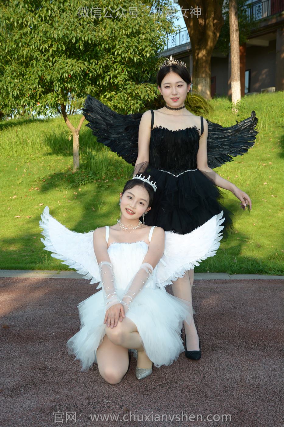 图片[19]-初夏女神 NO.222 双双、环环 黑白天使[140P] – 速更版-美库