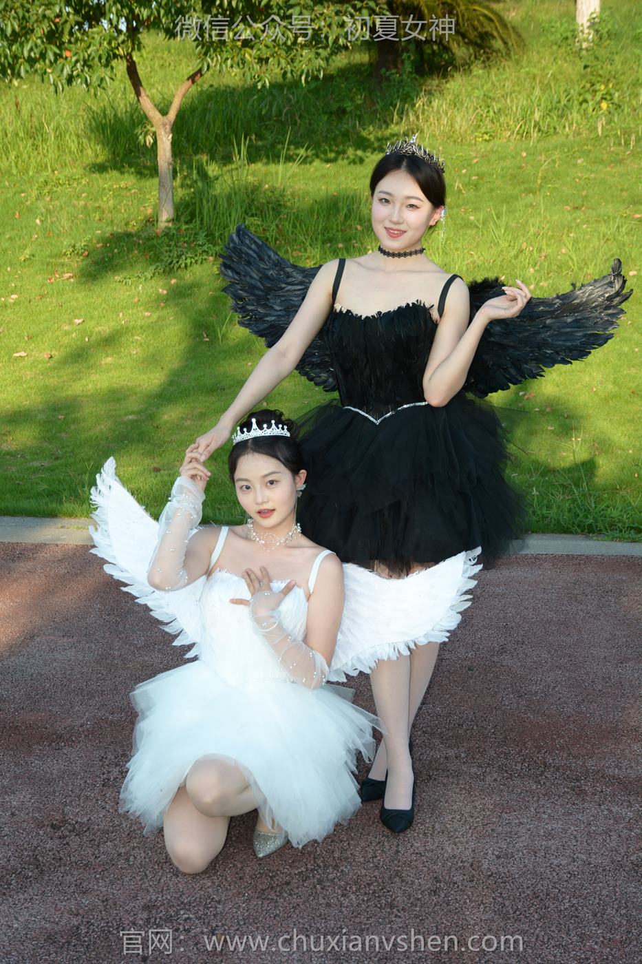 图片[22]-初夏女神 NO.222 双双、环环 黑白天使[140P] – 速更版-美库