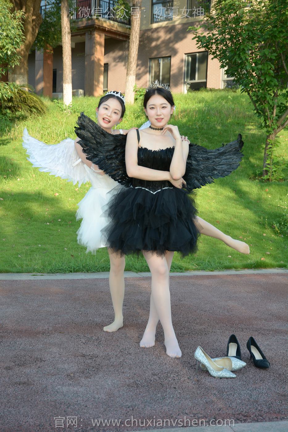 图片[23]-初夏女神 NO.222 双双、环环 黑白天使[140P] – 速更版-美库