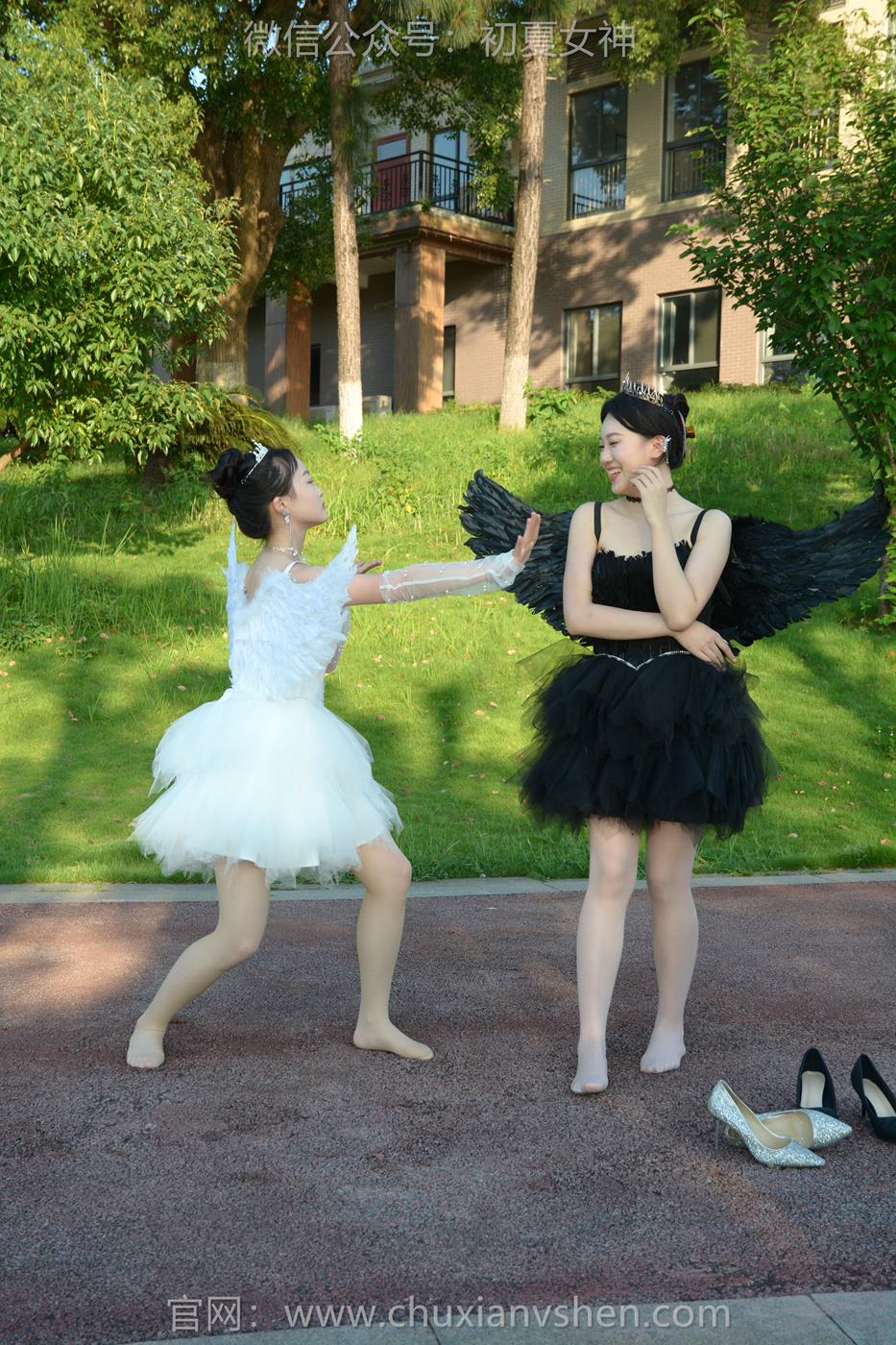 图片[24]-初夏女神 NO.222 双双、环环 黑白天使[140P] – 速更版-美库