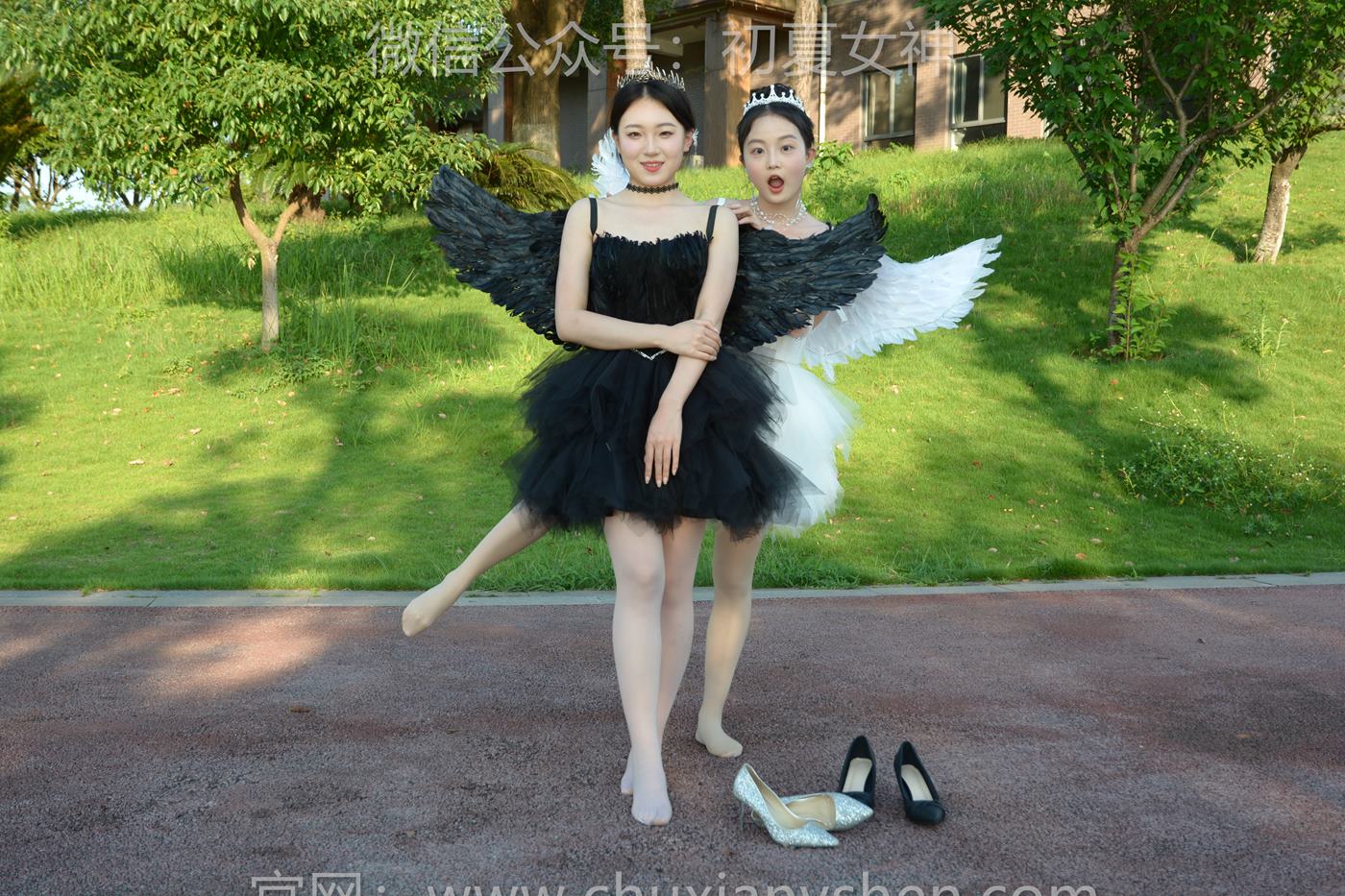 图片[25]-初夏女神 NO.222 双双、环环 黑白天使[140P] – 速更版-美库