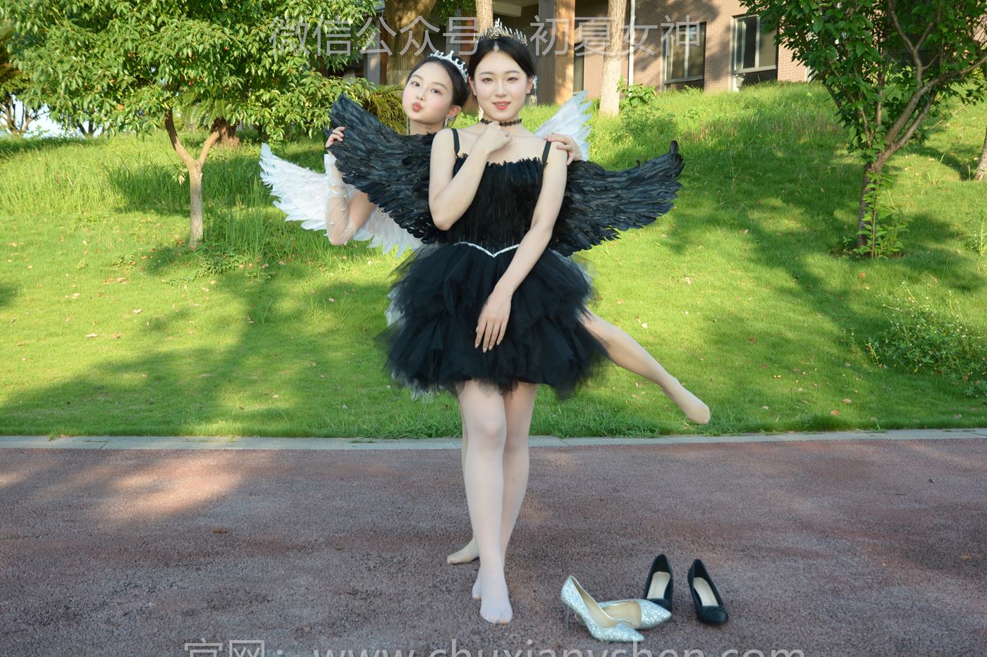 图片[26]-初夏女神 NO.222 双双、环环 黑白天使[140P] – 速更版-美库