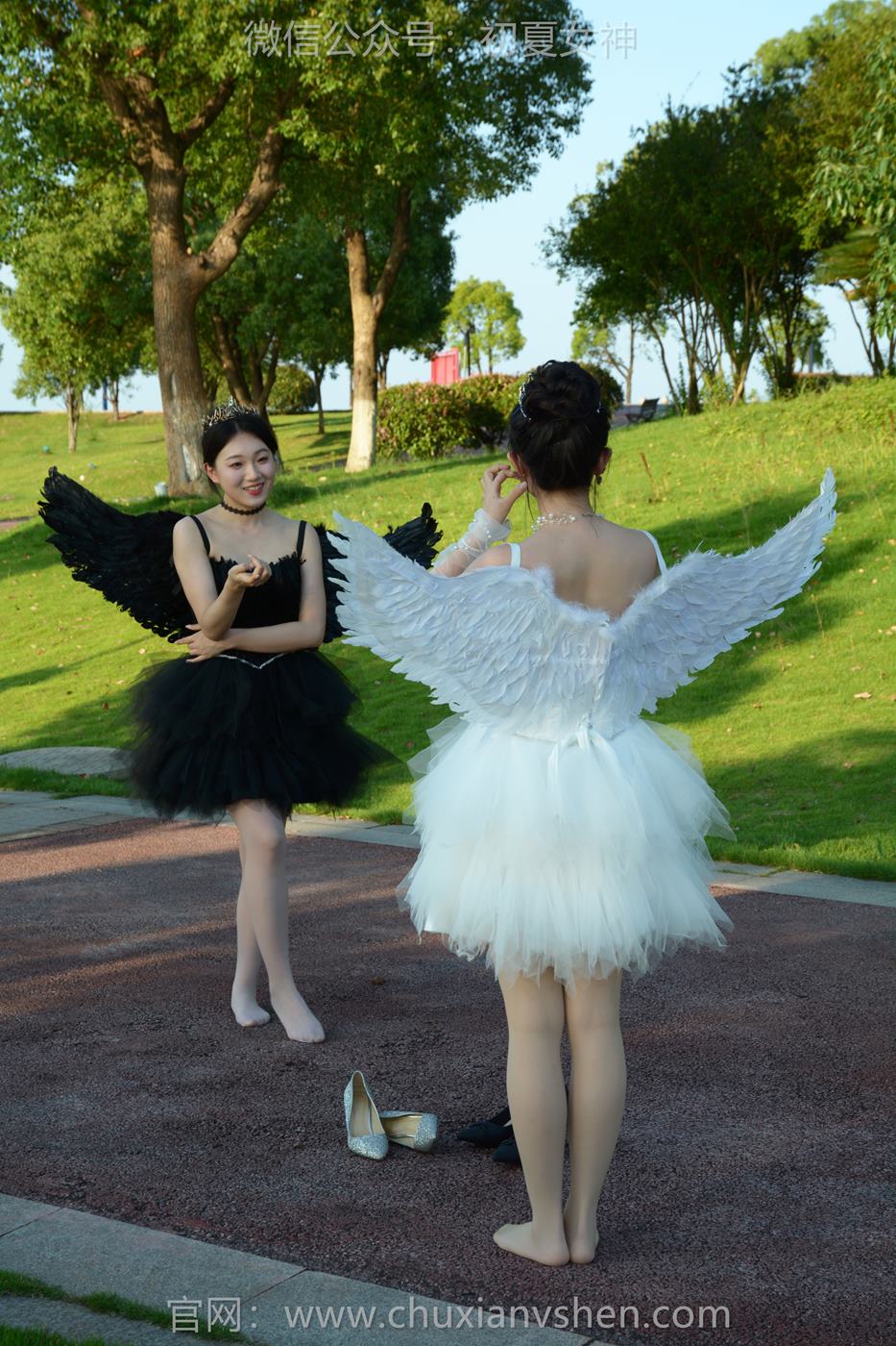 图片[28]-初夏女神 NO.222 双双、环环 黑白天使[140P] – 速更版-美库