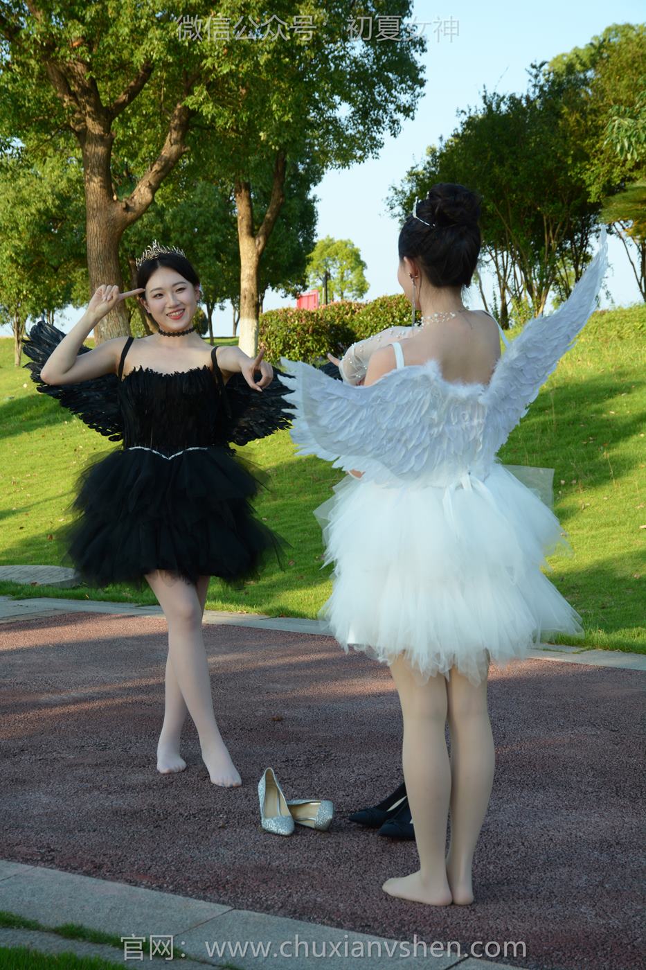 图片[30]-初夏女神 NO.222 双双、环环 黑白天使[140P] – 速更版-美库