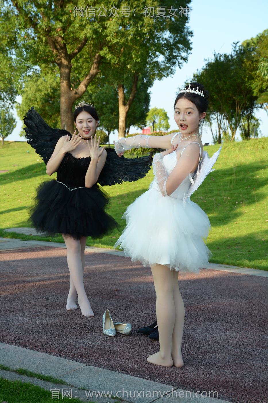 图片[32]-初夏女神 NO.222 双双、环环 黑白天使[140P] – 速更版-美库