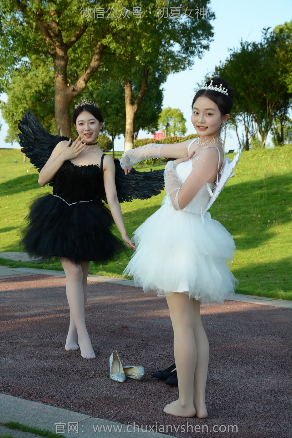 图片[33]-初夏女神 NO.222 双双、环环 黑白天使[140P] – 速更版-美库