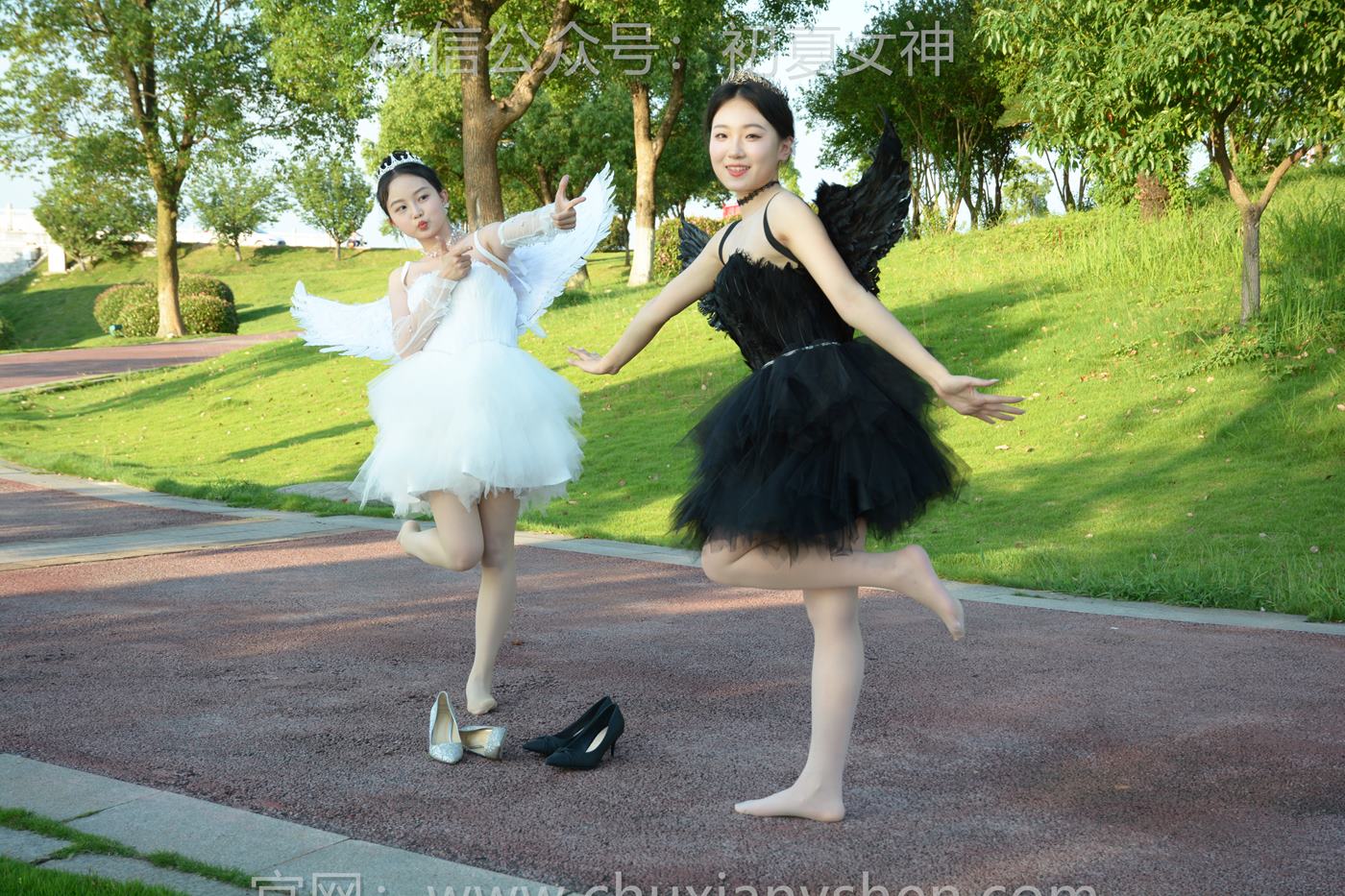 图片[36]-初夏女神 NO.222 双双、环环 黑白天使[140P] – 速更版-美库