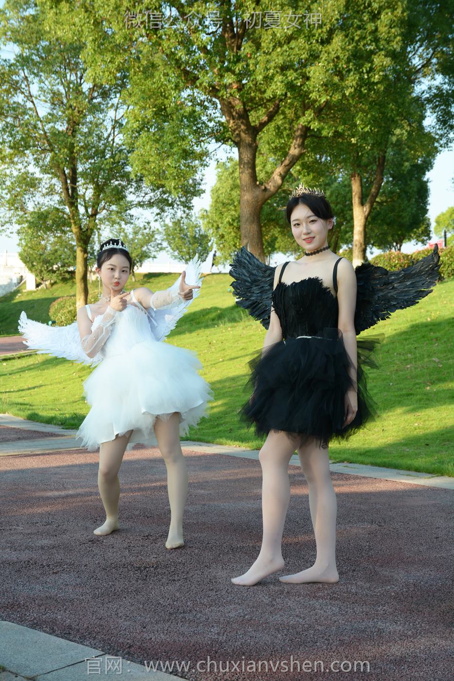 图片[38]-初夏女神 NO.222 双双、环环 黑白天使[140P] – 速更版-美库