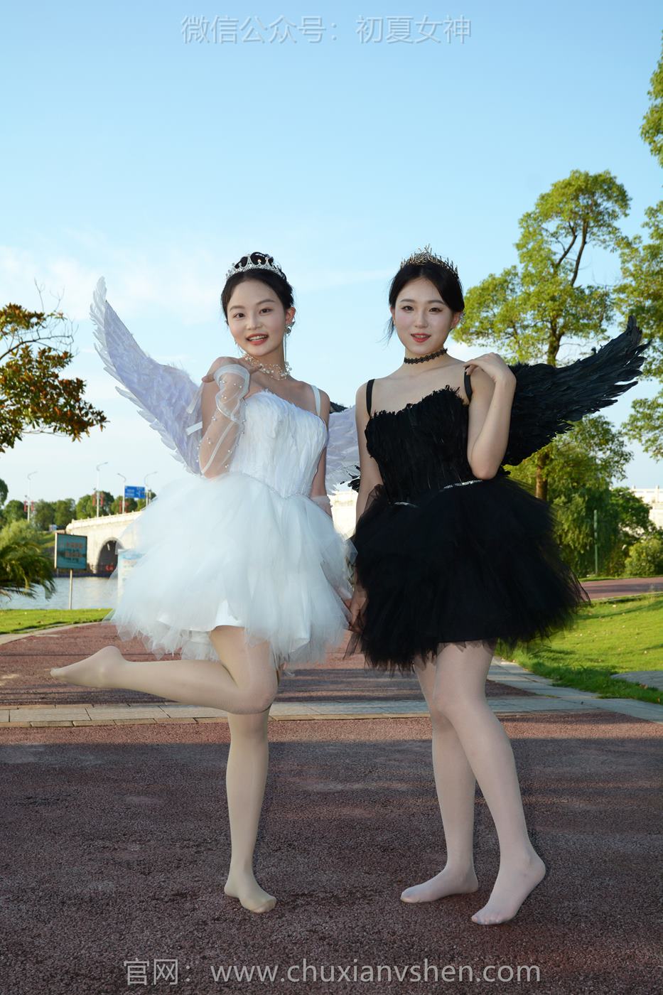 图片[42]-初夏女神 NO.222 双双、环环 黑白天使[140P] – 速更版-美库