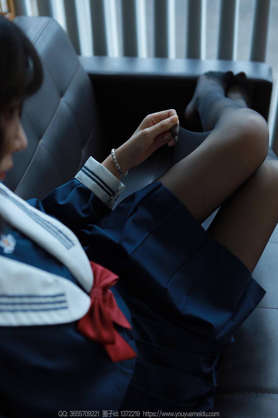 图片[38]-[IESS异思趣向] 2024.08.27 丝享家1830：团团《黑丝JK》[89P] – 速更版-美库