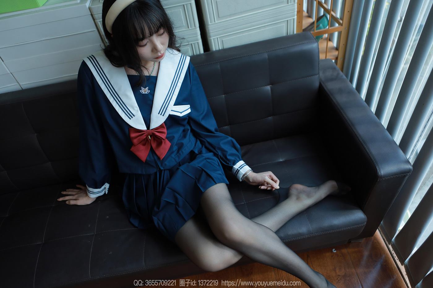 图片[42]-[IESS异思趣向] 2024.08.27 丝享家1830：团团《黑丝JK》[89P] – 速更版-美库