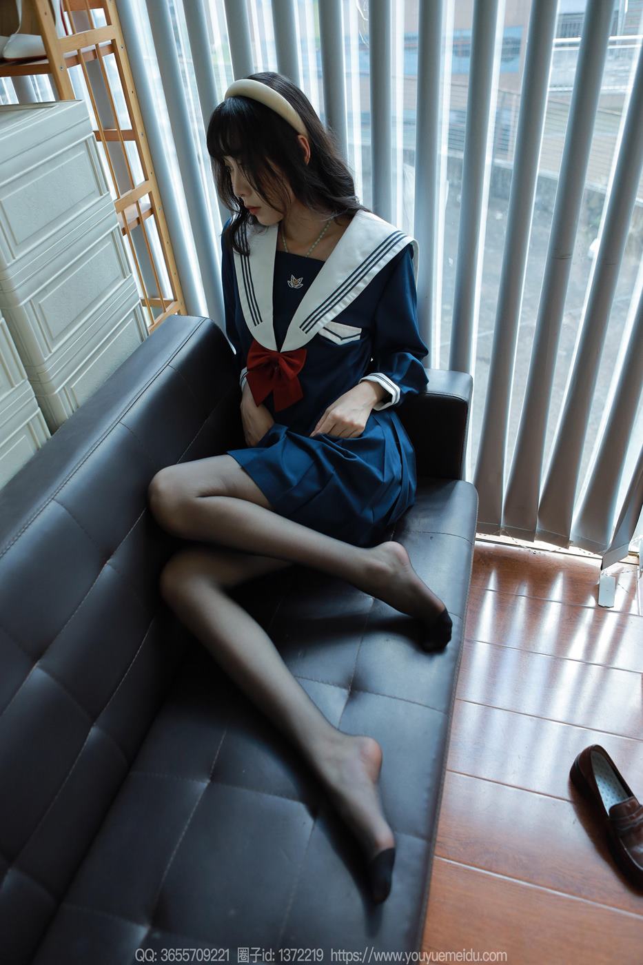 图片[51]-[IESS异思趣向] 2024.08.27 丝享家1830：团团《黑丝JK》[89P] – 速更版-美库