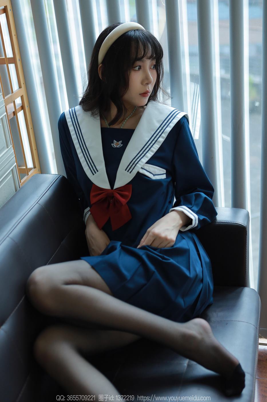 图片[52]-[IESS异思趣向] 2024.08.27 丝享家1830：团团《黑丝JK》[89P] – 速更版-美库