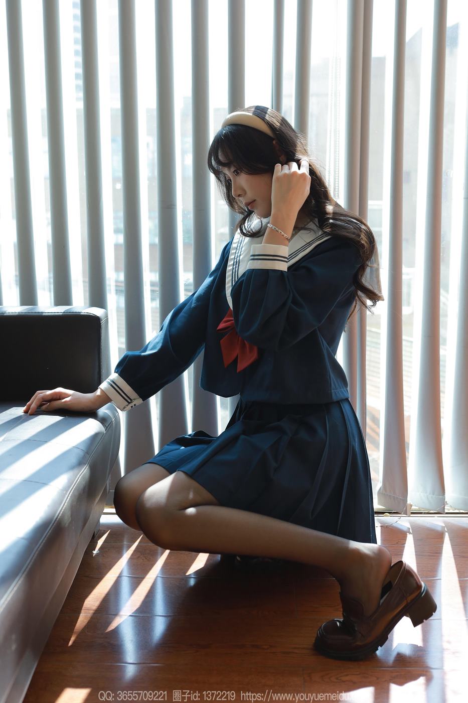 图片[70]-[IESS异思趣向] 2024.08.27 丝享家1830：团团《黑丝JK》[89P] – 速更版-美库