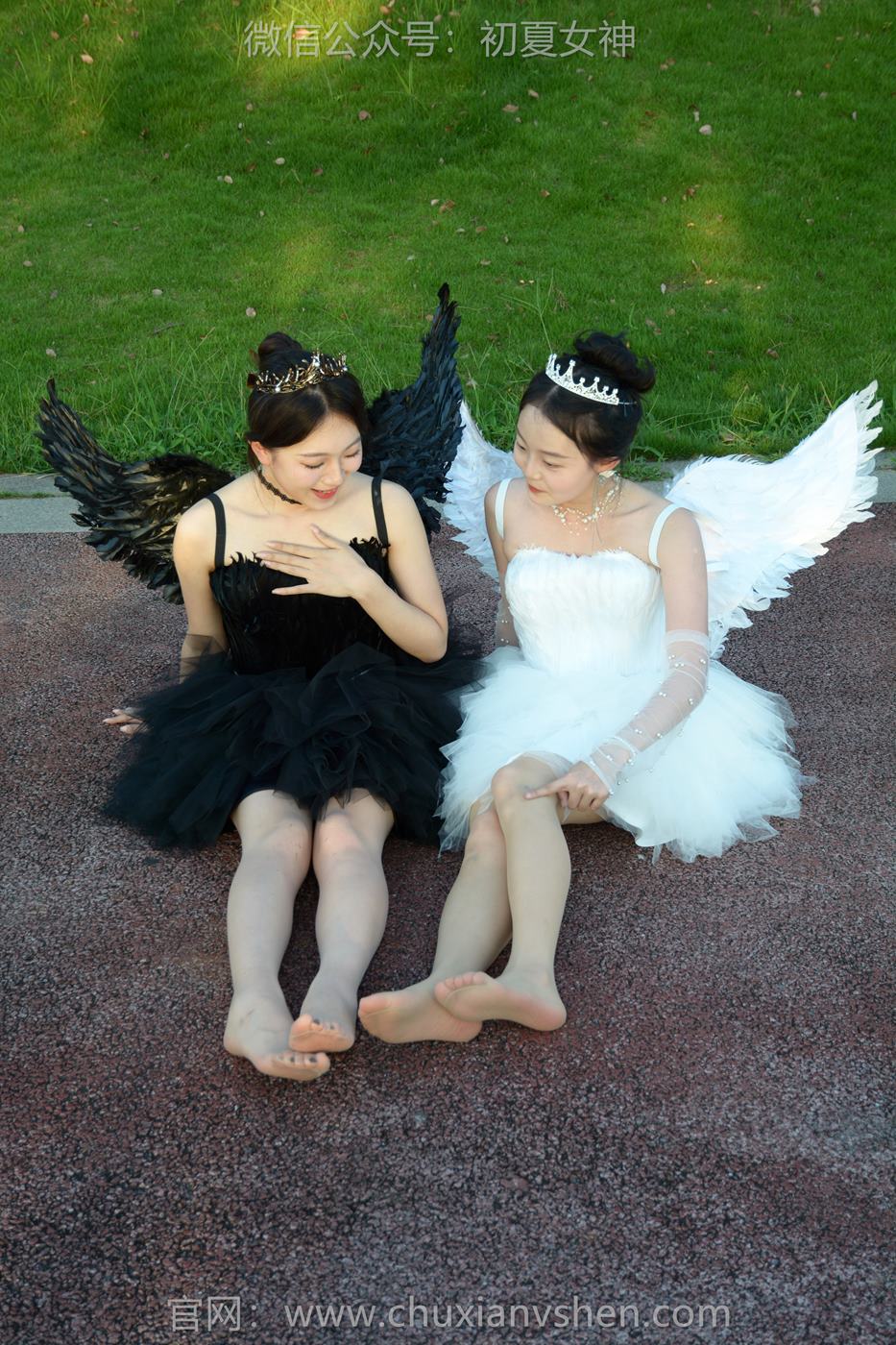 图片[96]-初夏女神 NO.222 双双、环环 黑白天使[140P] – 速更版-美库