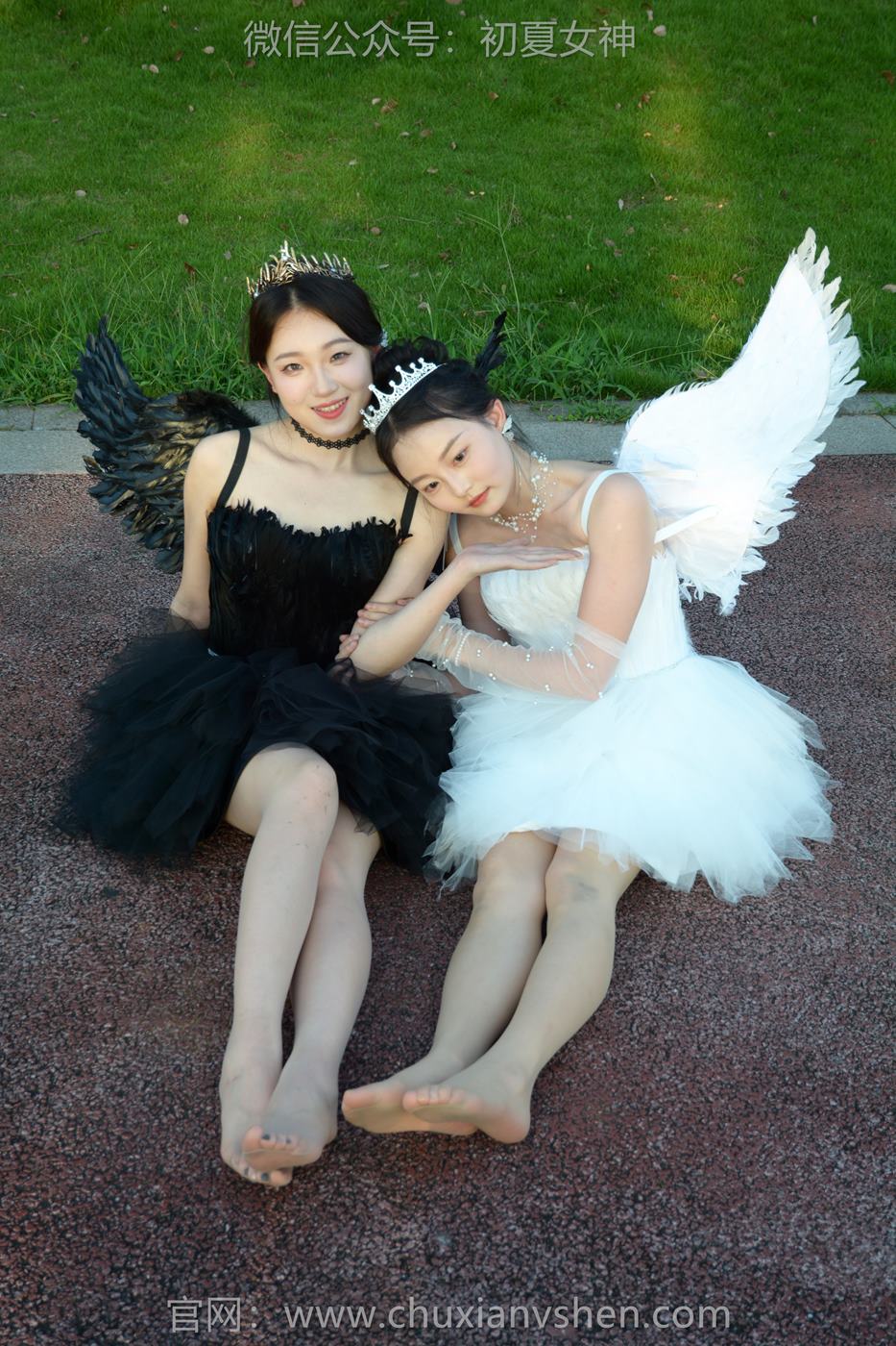 图片[99]-初夏女神 NO.222 双双、环环 黑白天使[140P] – 速更版-美库