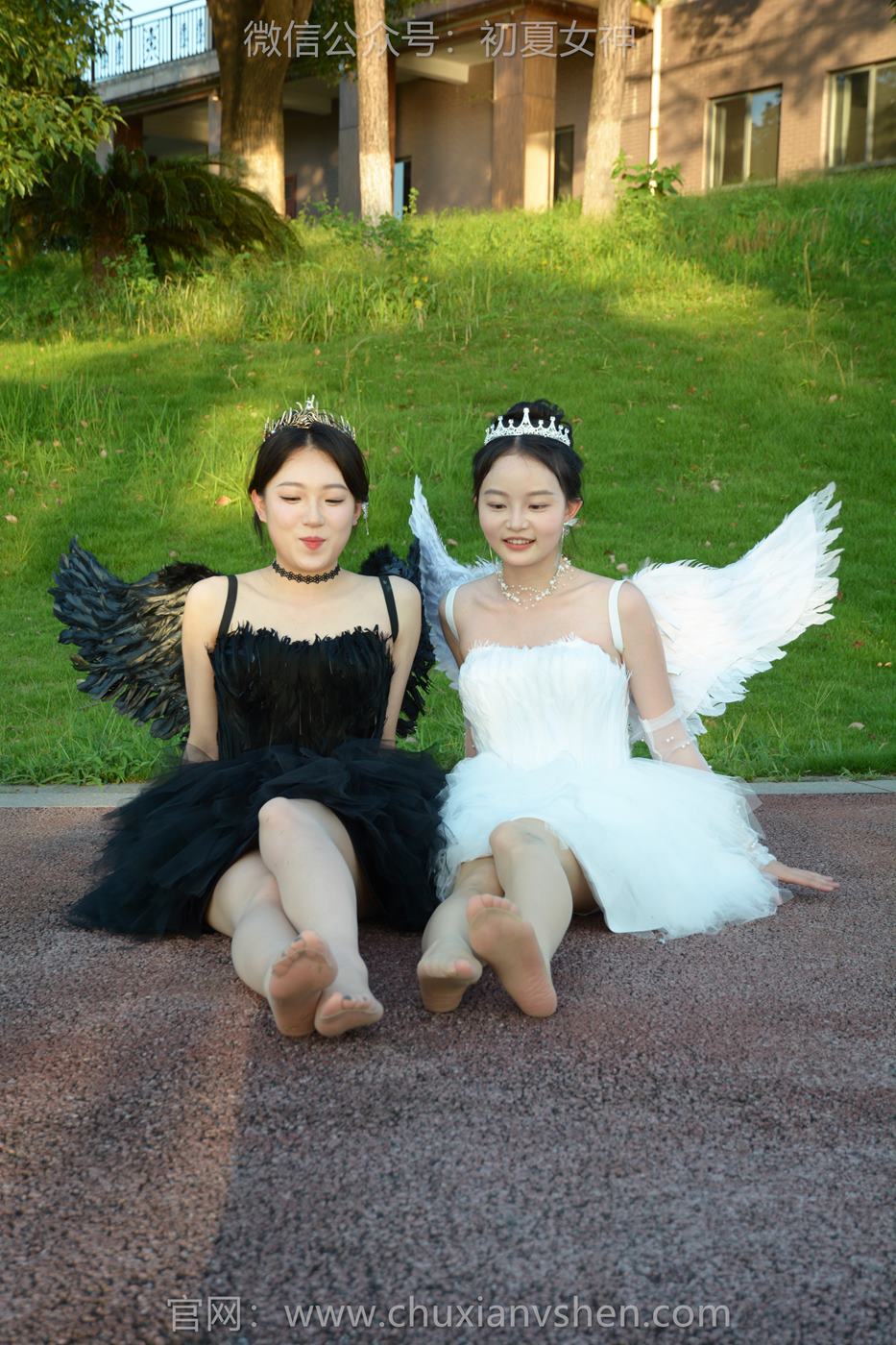 图片[100]-初夏女神 NO.222 双双、环环 黑白天使[140P] – 速更版-美库