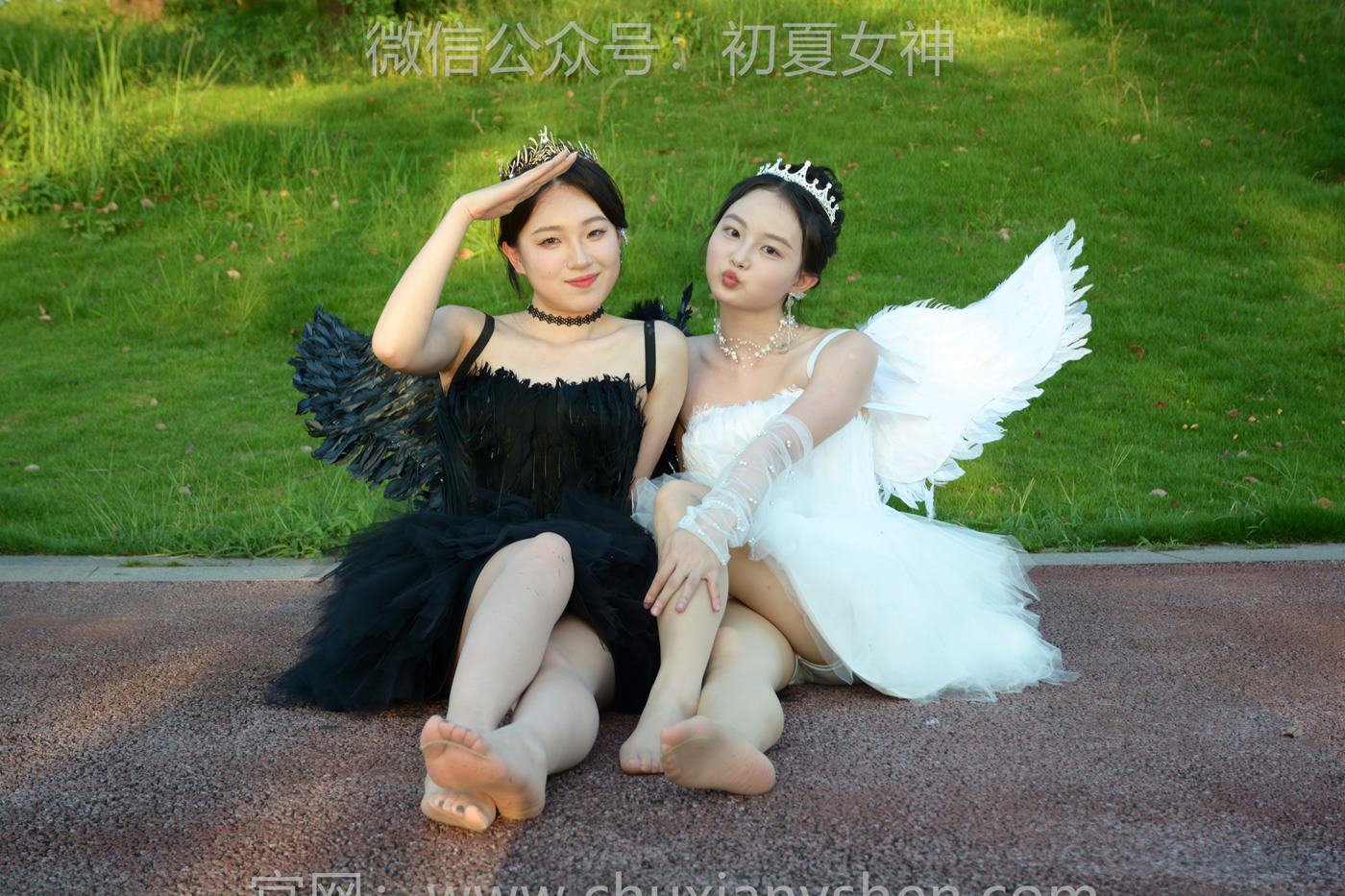 图片[102]-初夏女神 NO.222 双双、环环 黑白天使[140P] – 速更版-美库