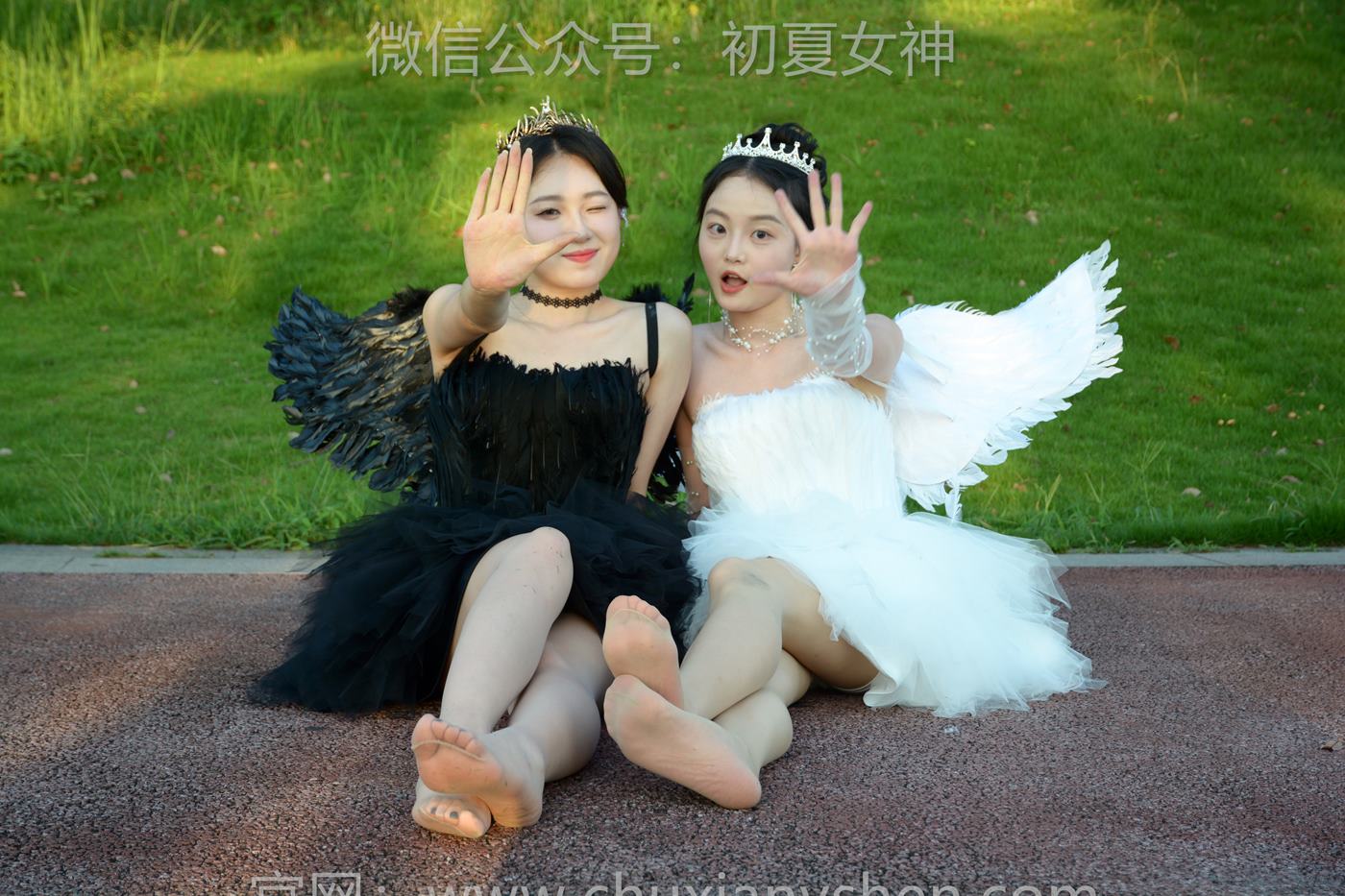 图片[103]-初夏女神 NO.222 双双、环环 黑白天使[140P] – 速更版-美库