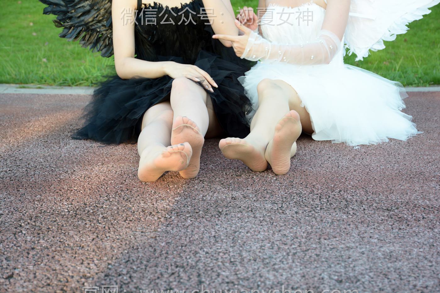 图片[105]-初夏女神 NO.222 双双、环环 黑白天使[140P] – 速更版-美库