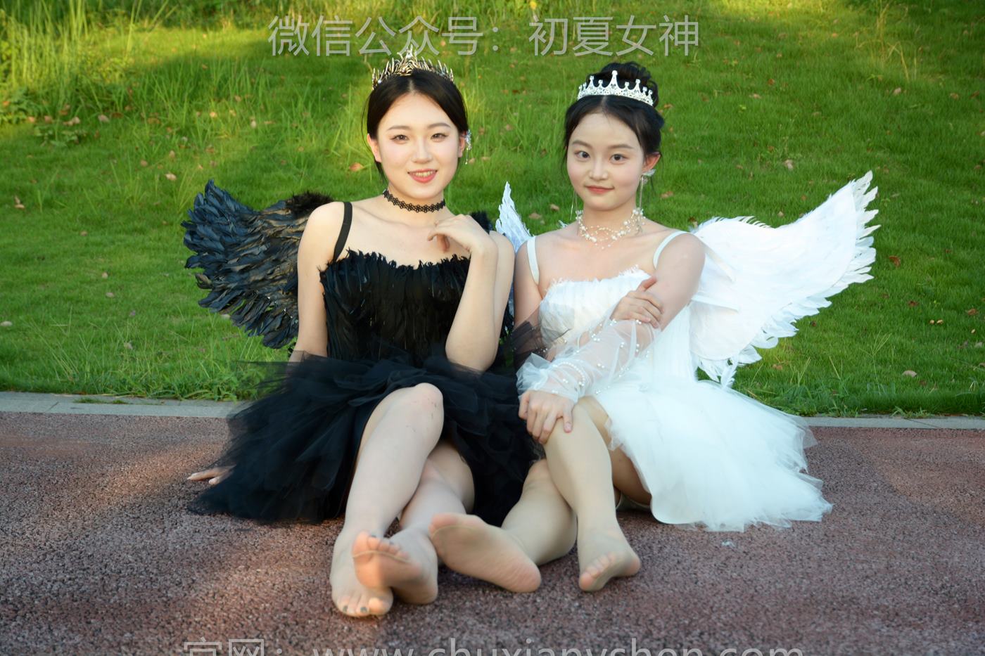 图片[107]-初夏女神 NO.222 双双、环环 黑白天使[140P] – 速更版-美库