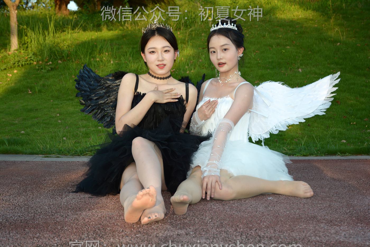 图片[110]-初夏女神 NO.222 双双、环环 黑白天使[140P] – 速更版-美库