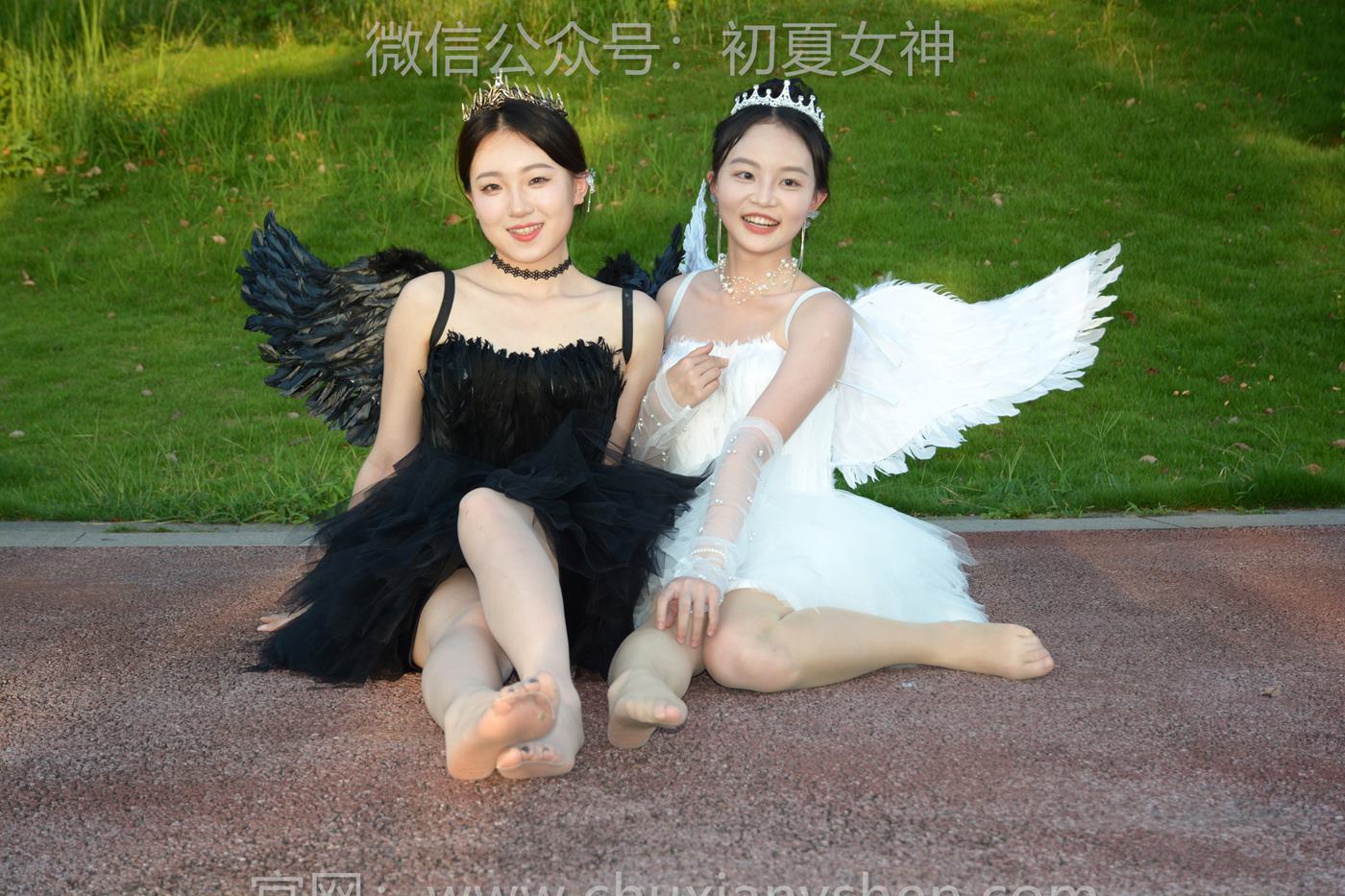 图片[112]-初夏女神 NO.222 双双、环环 黑白天使[140P] – 速更版-美库